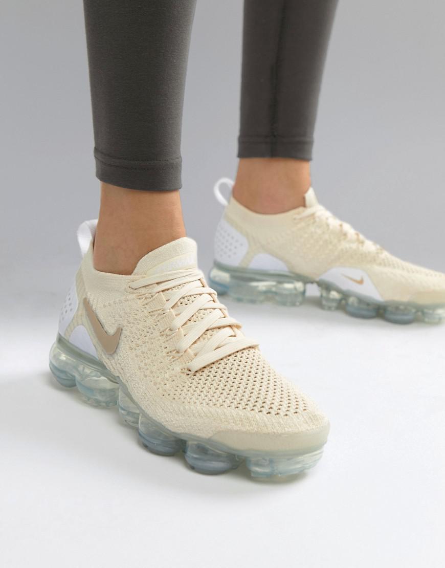 nike air vapormax flyknit 2 women's beige