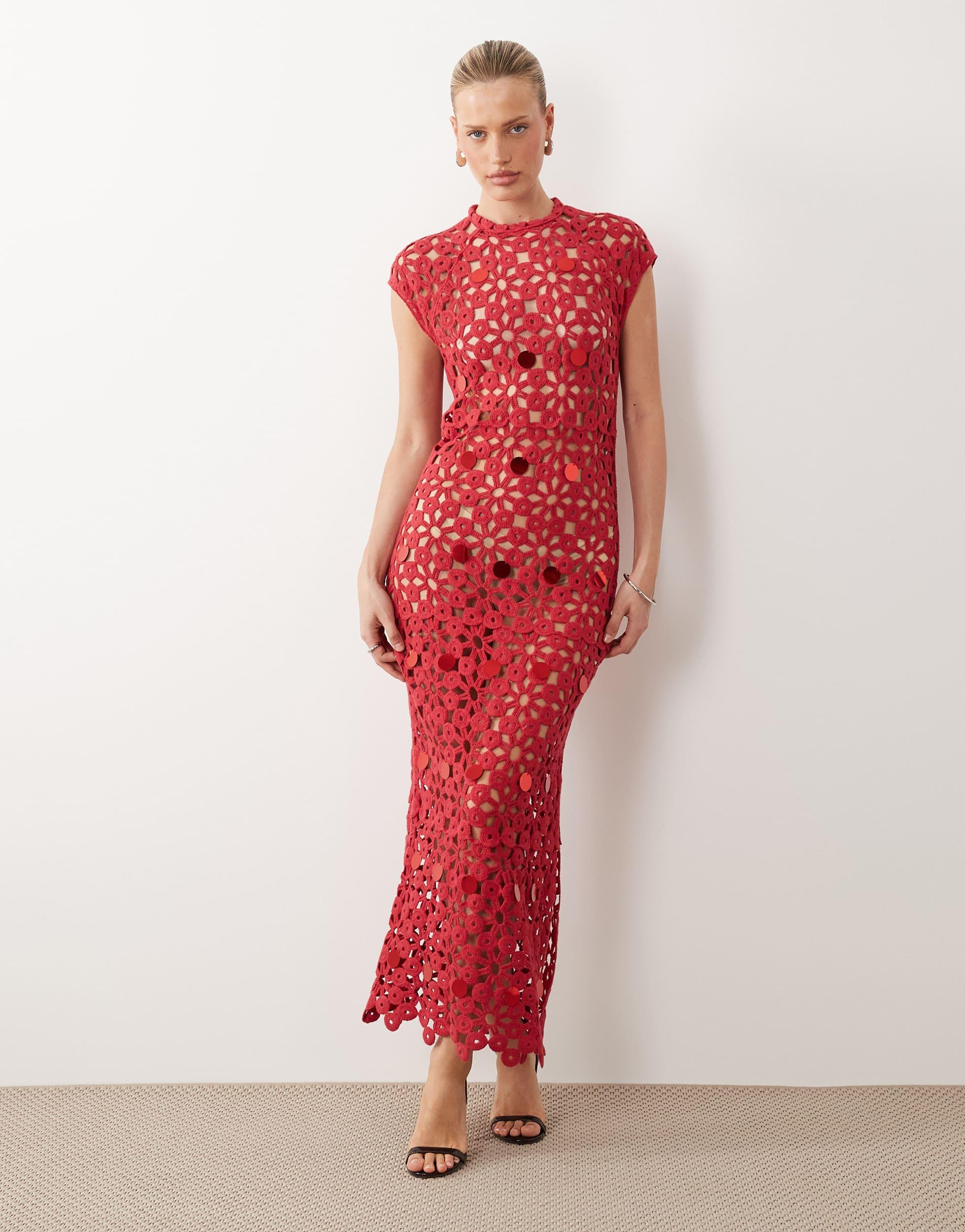 asos midi wedding guest dress ASOS DESIGN lace prom bridal midi dress in ivory
