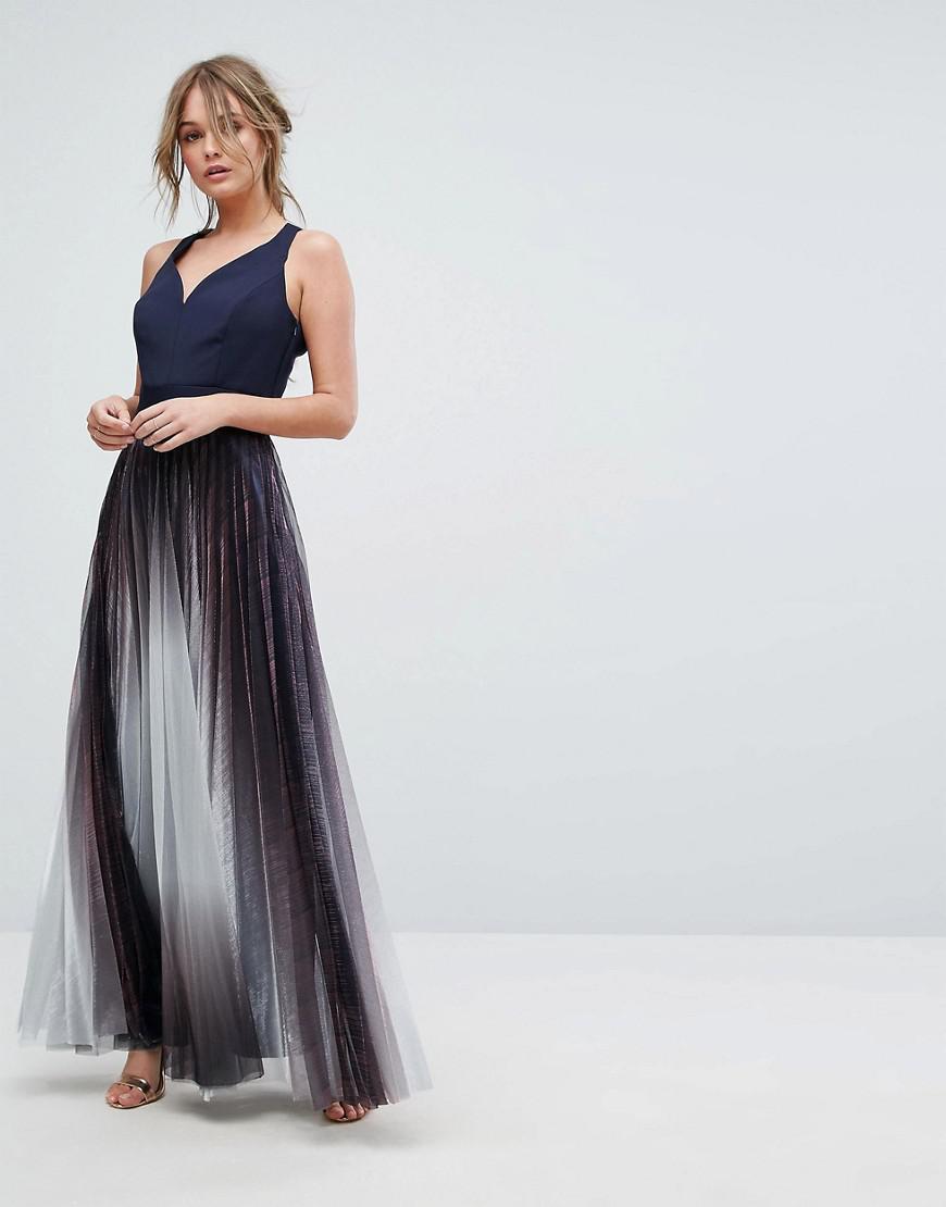 coast navy long dress