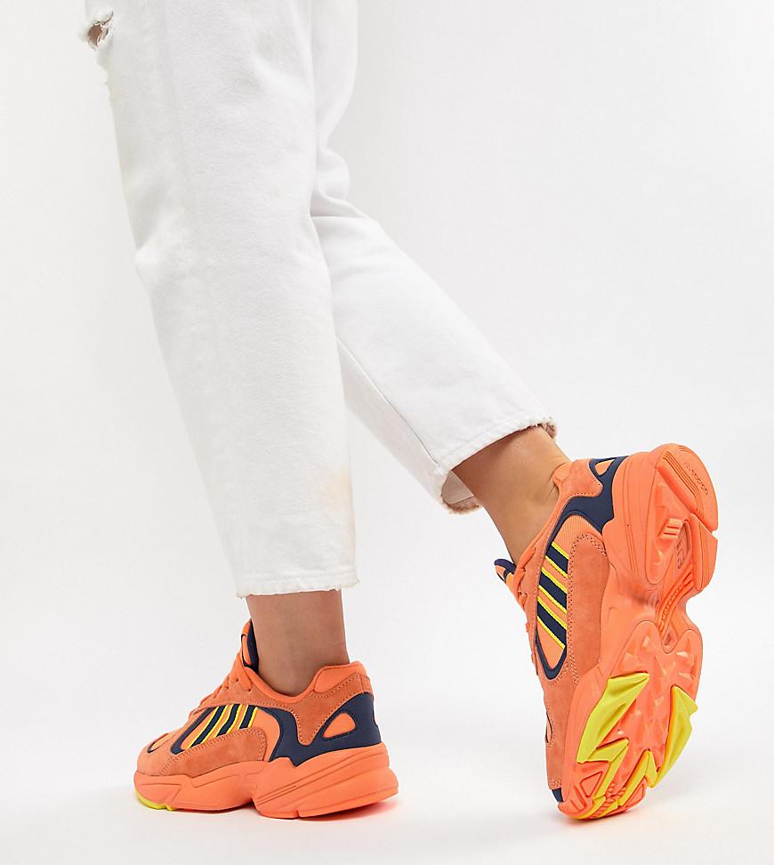 orange adidas yung 1 trainers