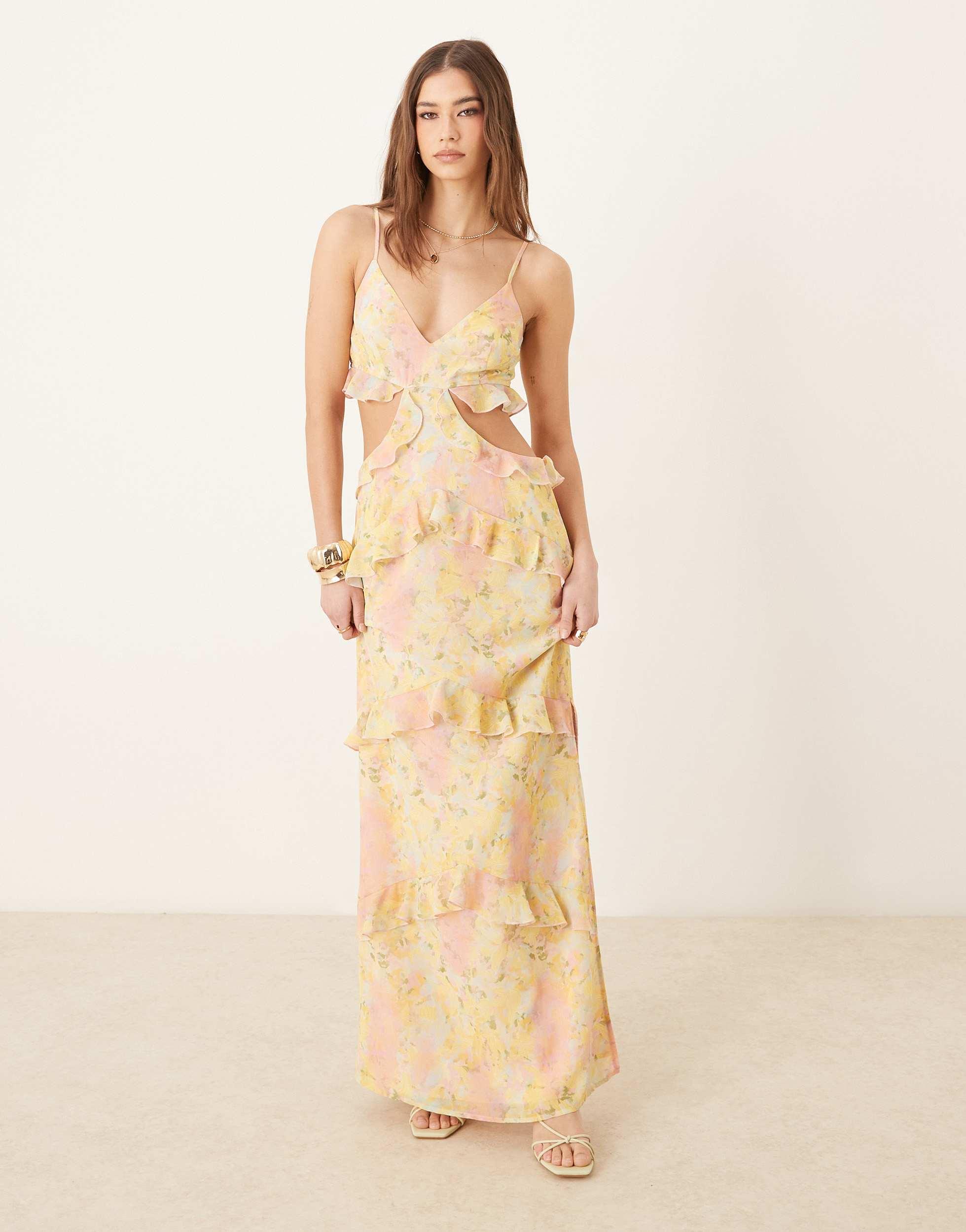 pretty lavish cut out dress Ashton Cut Out Maxi Dress