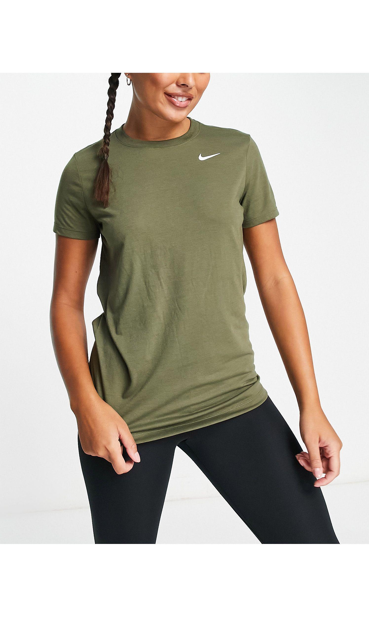 Nike Dri-fit T-shirt in Green | Lyst