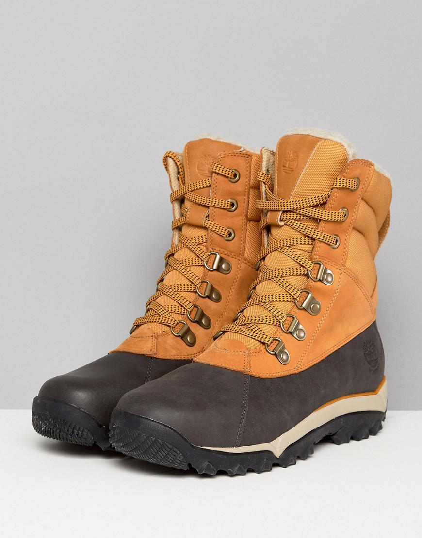 Timberland Rime Ridge Snow Boots in Brown for Men - Lyst