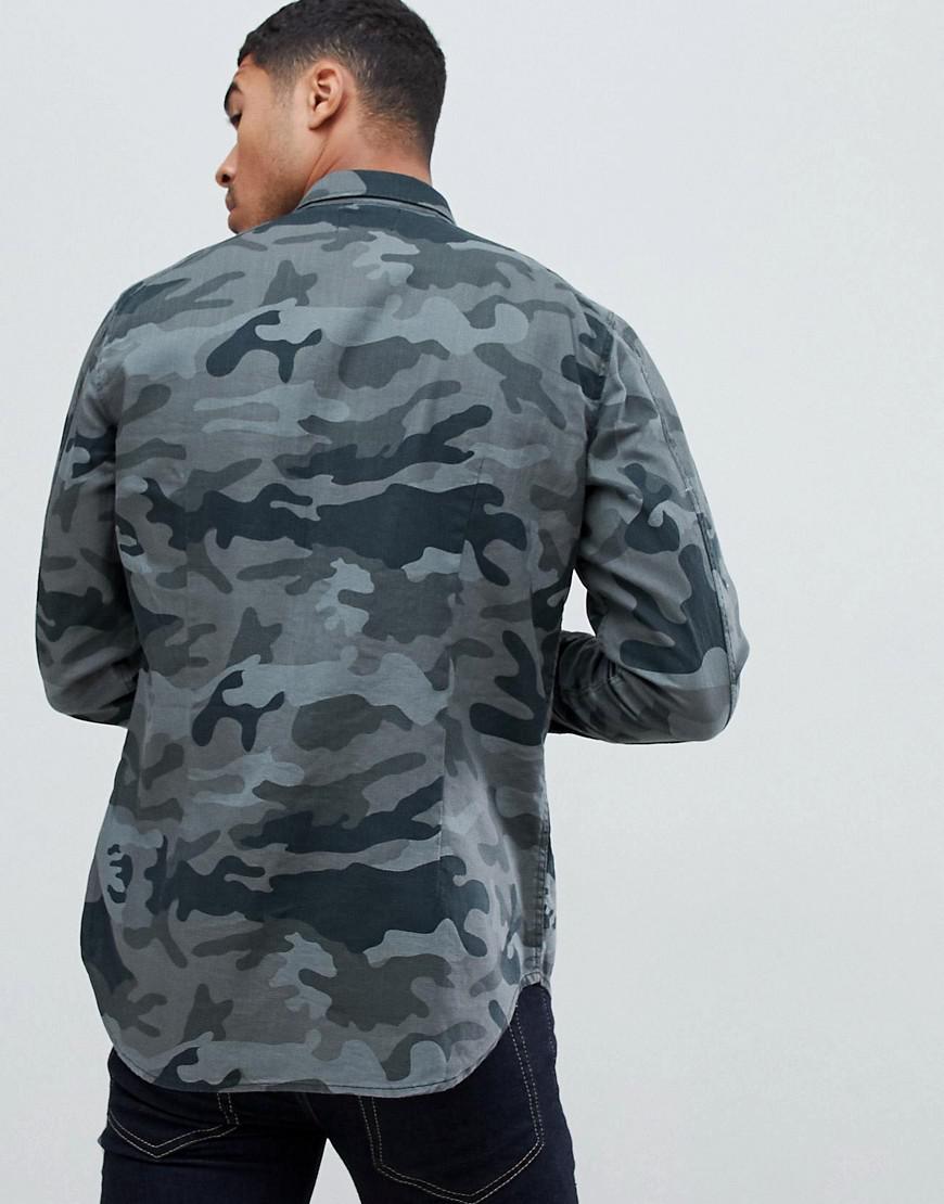 G-Star RAW Beraw Camo Denim Shirt In 