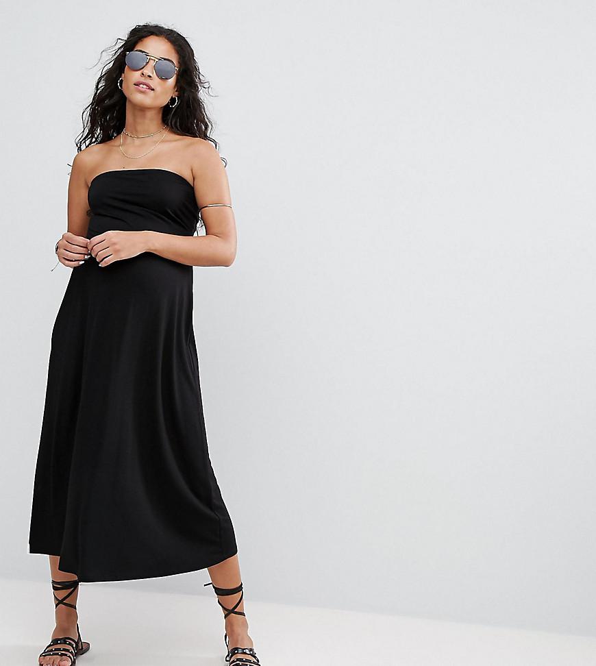 ASOS Synthetic Beach Bandeau Midi Dress 