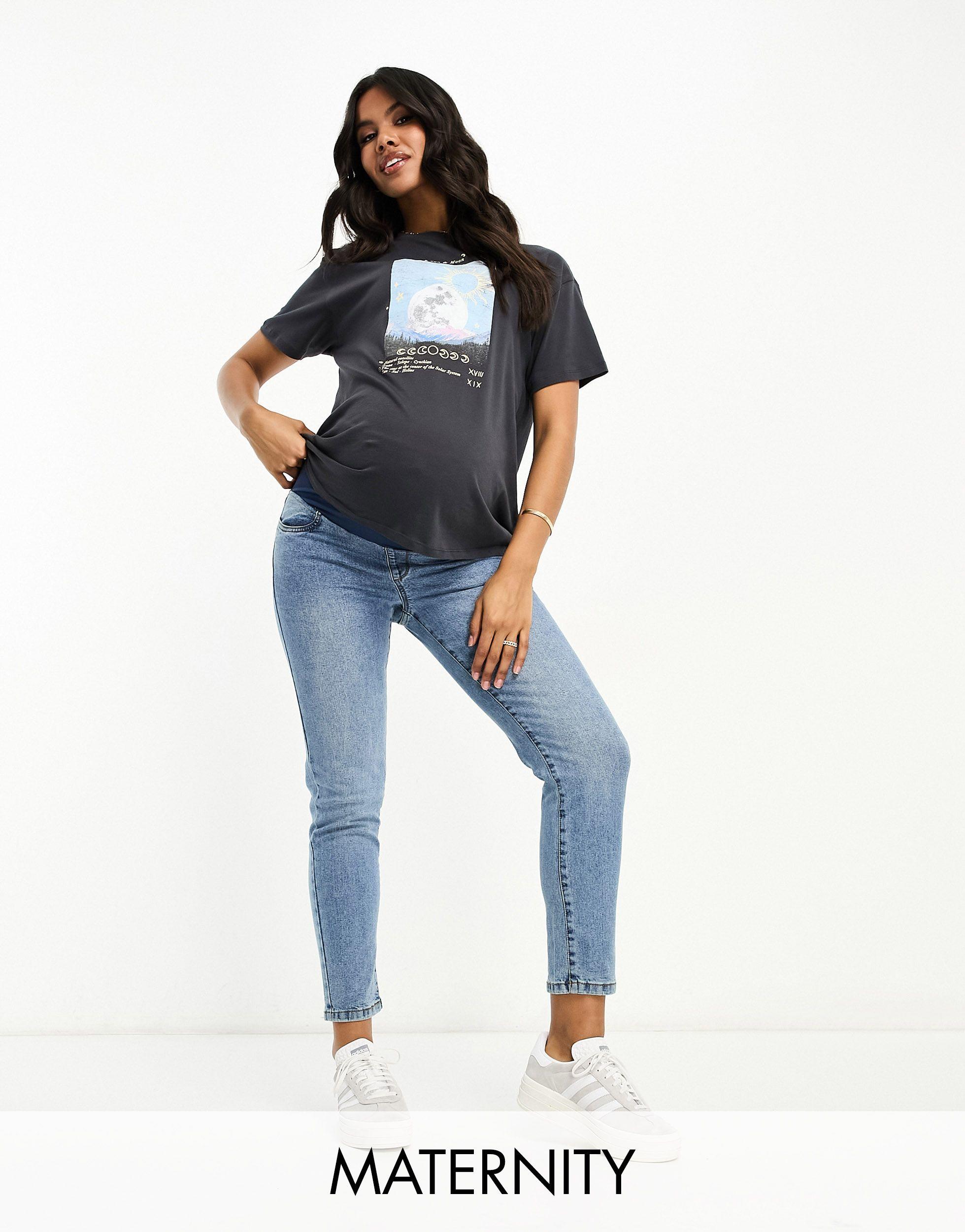Cotton On – umstandsmode – mom-jeans in Blau | Lyst AT