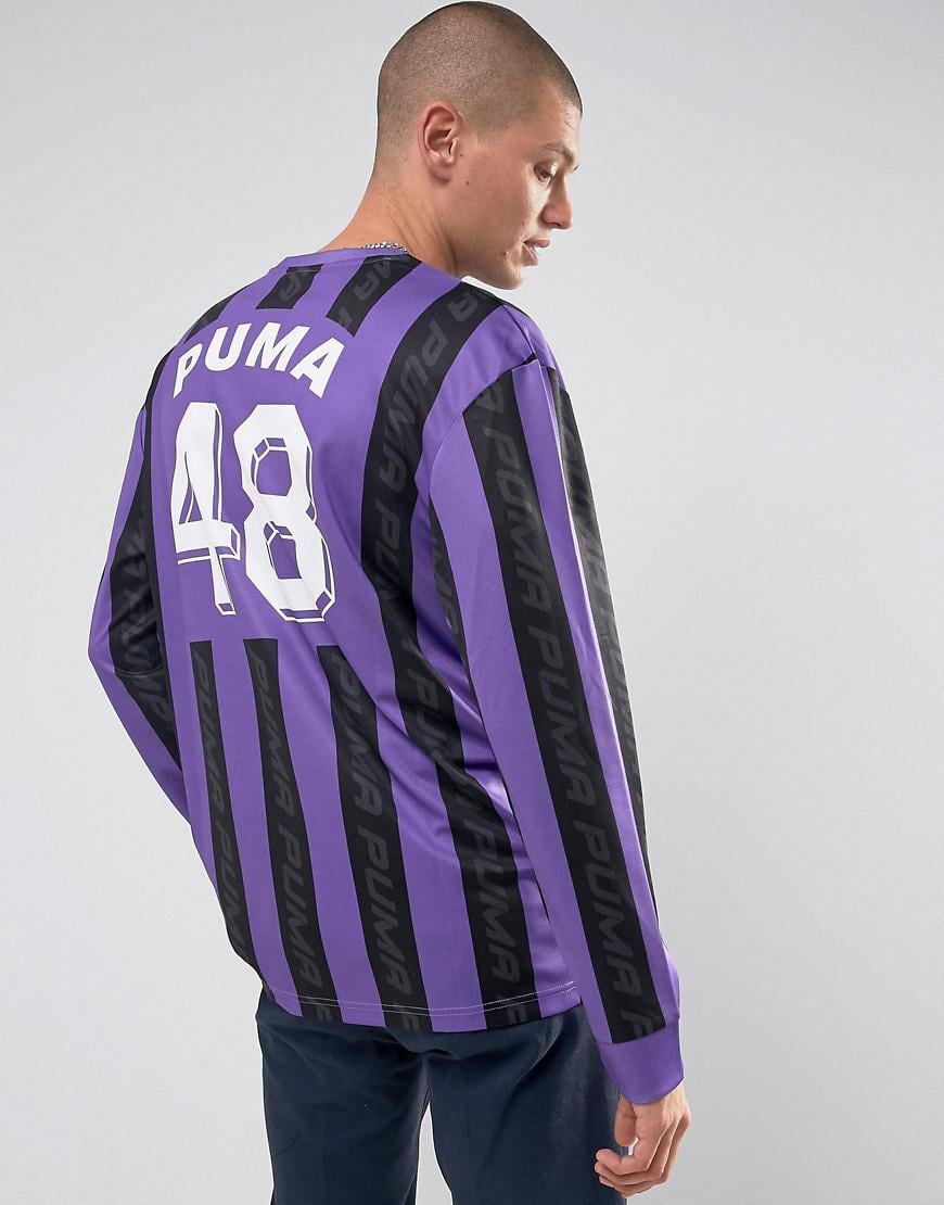 PUMA Retro Soccer Jersey In Purple Exclusive To Asos