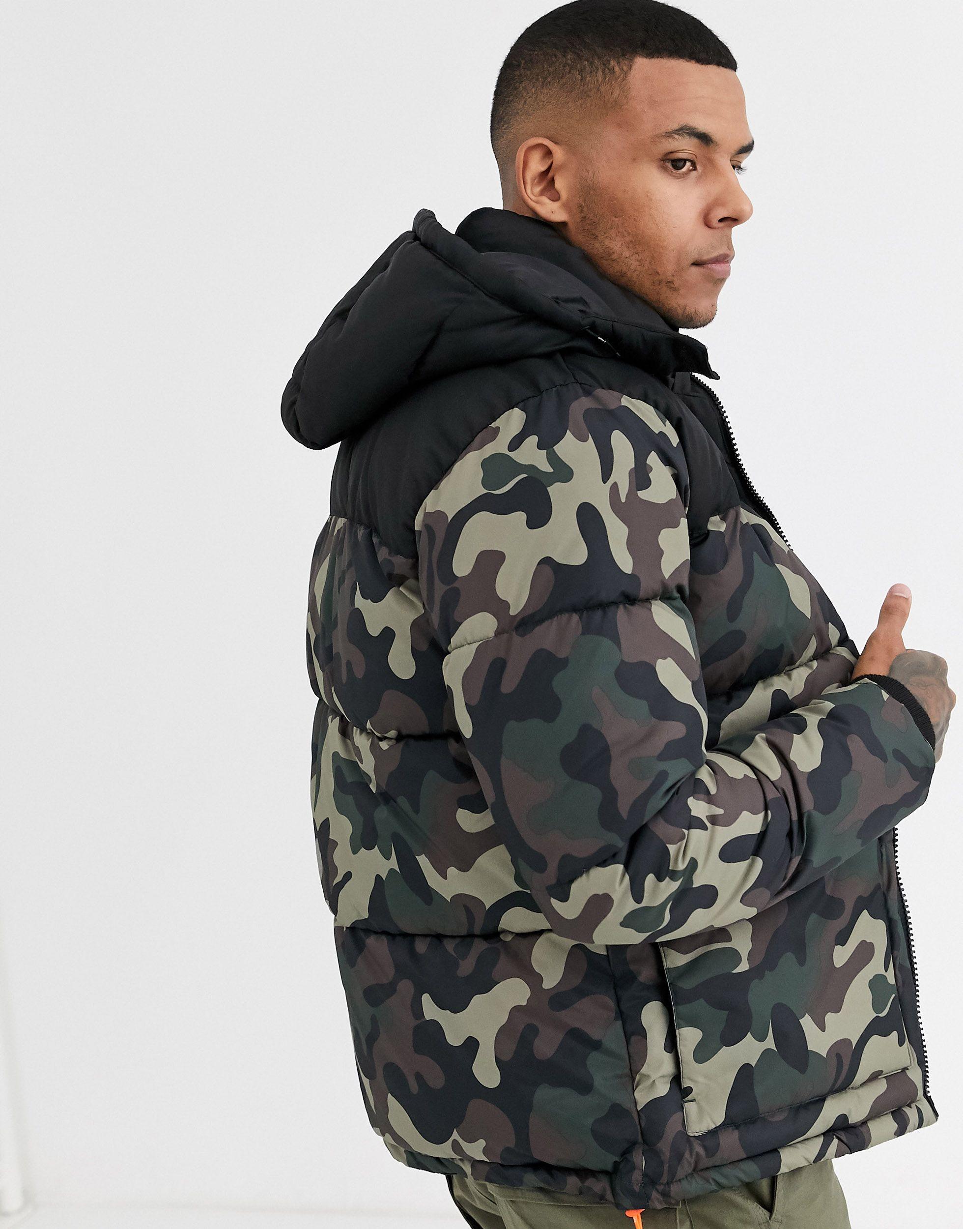 bershka colour block jacket