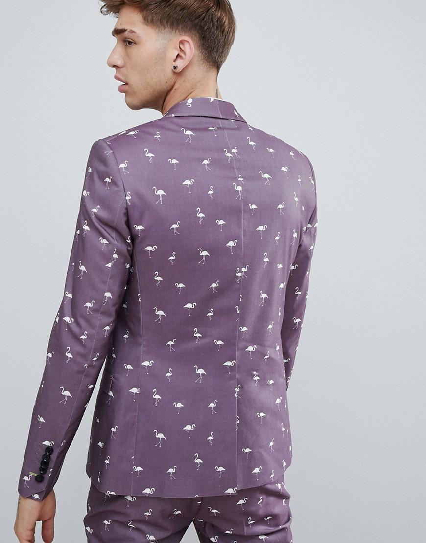 flamingo suit jacket