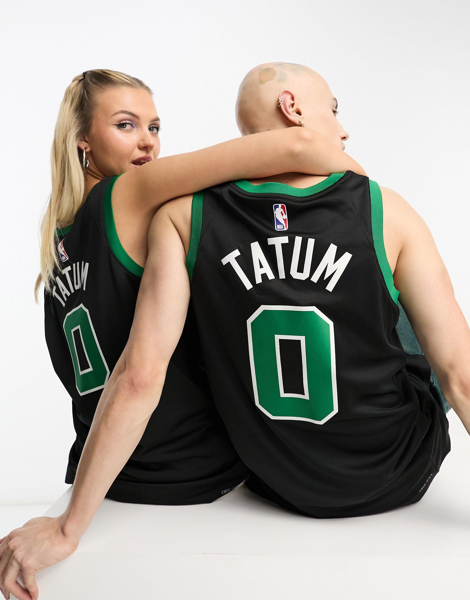 Nike Basketball Nba Boston Celtics Dri-fit Jayson Tatum Jersey Vest in  Black for Men | Lyst UK