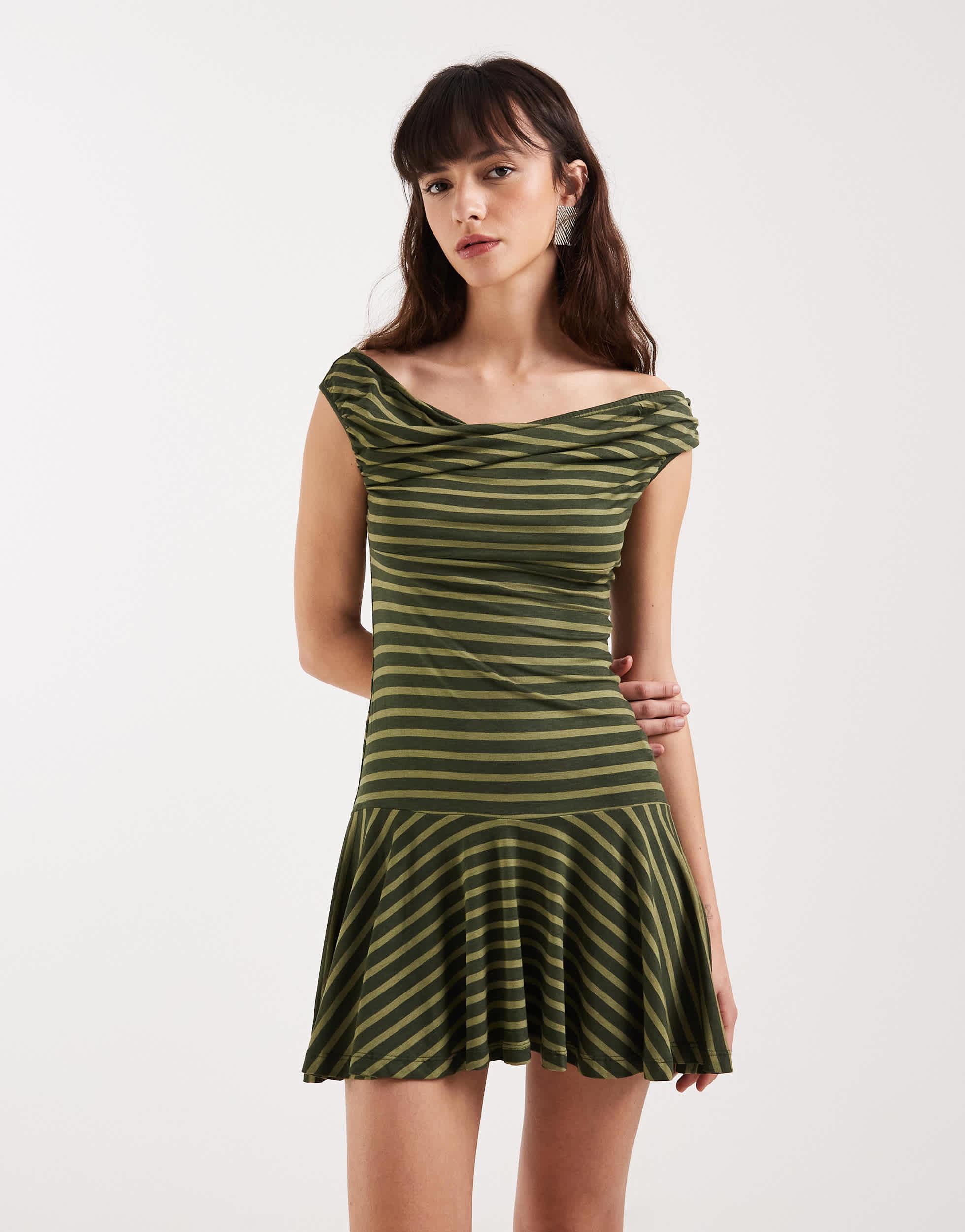 motel green dress Motel Rocks Lovana Mini Dress main image 1
