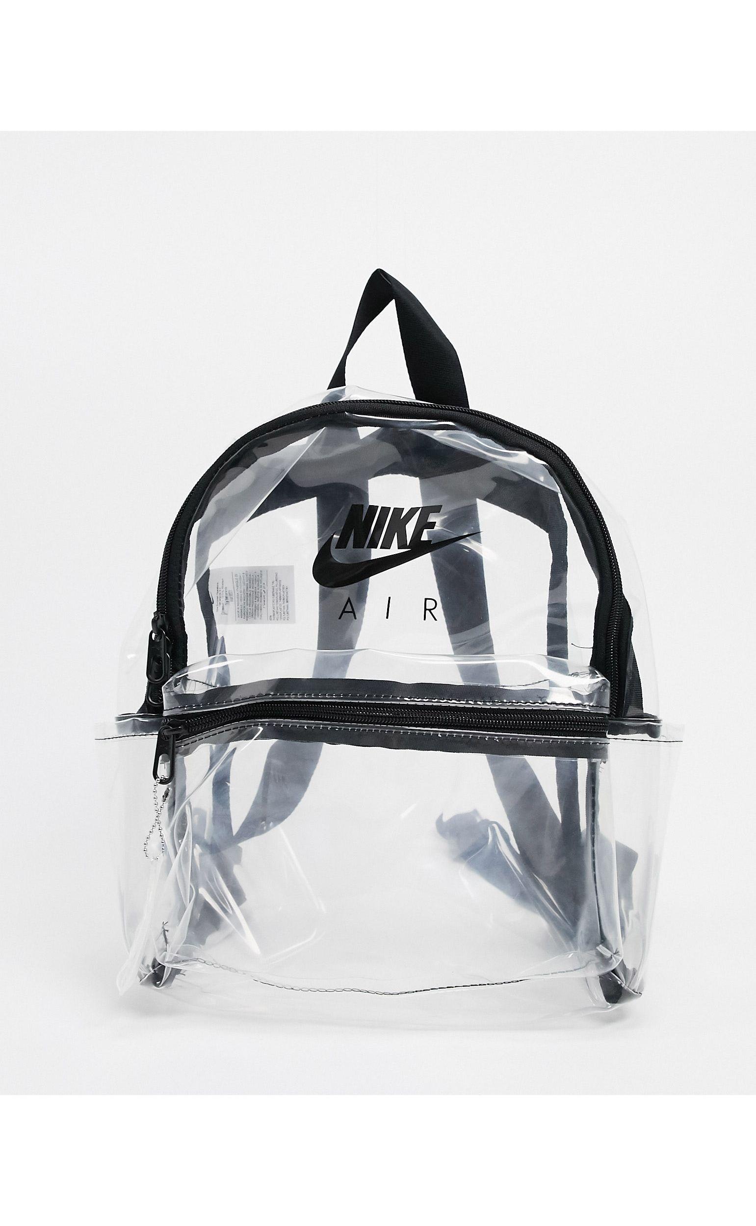 Inocencia Costa Escupir Nike Air Clear Transparent Mini Backpack | Lyst