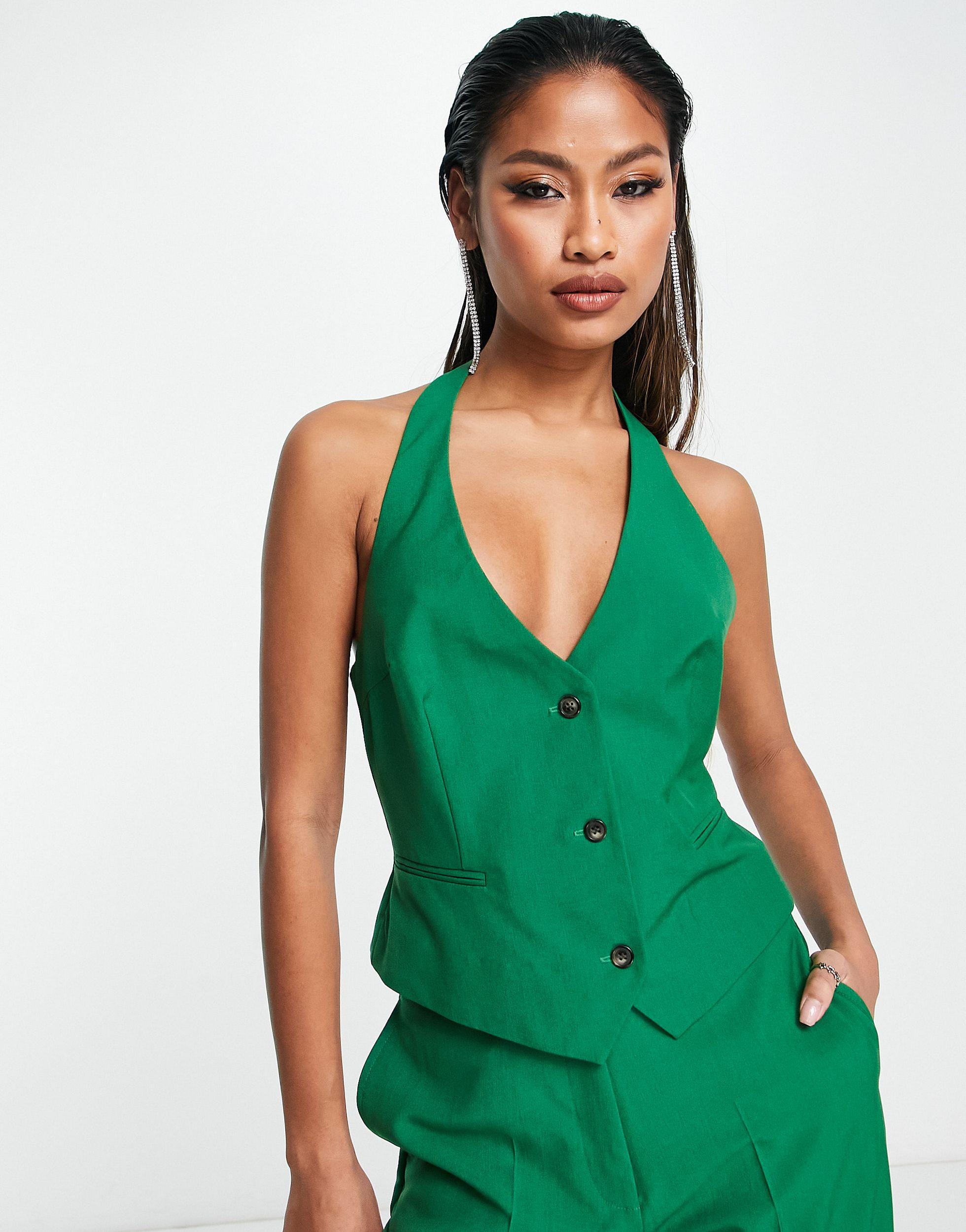 ASOS Mix & Match Suit Vest in Green Lyst