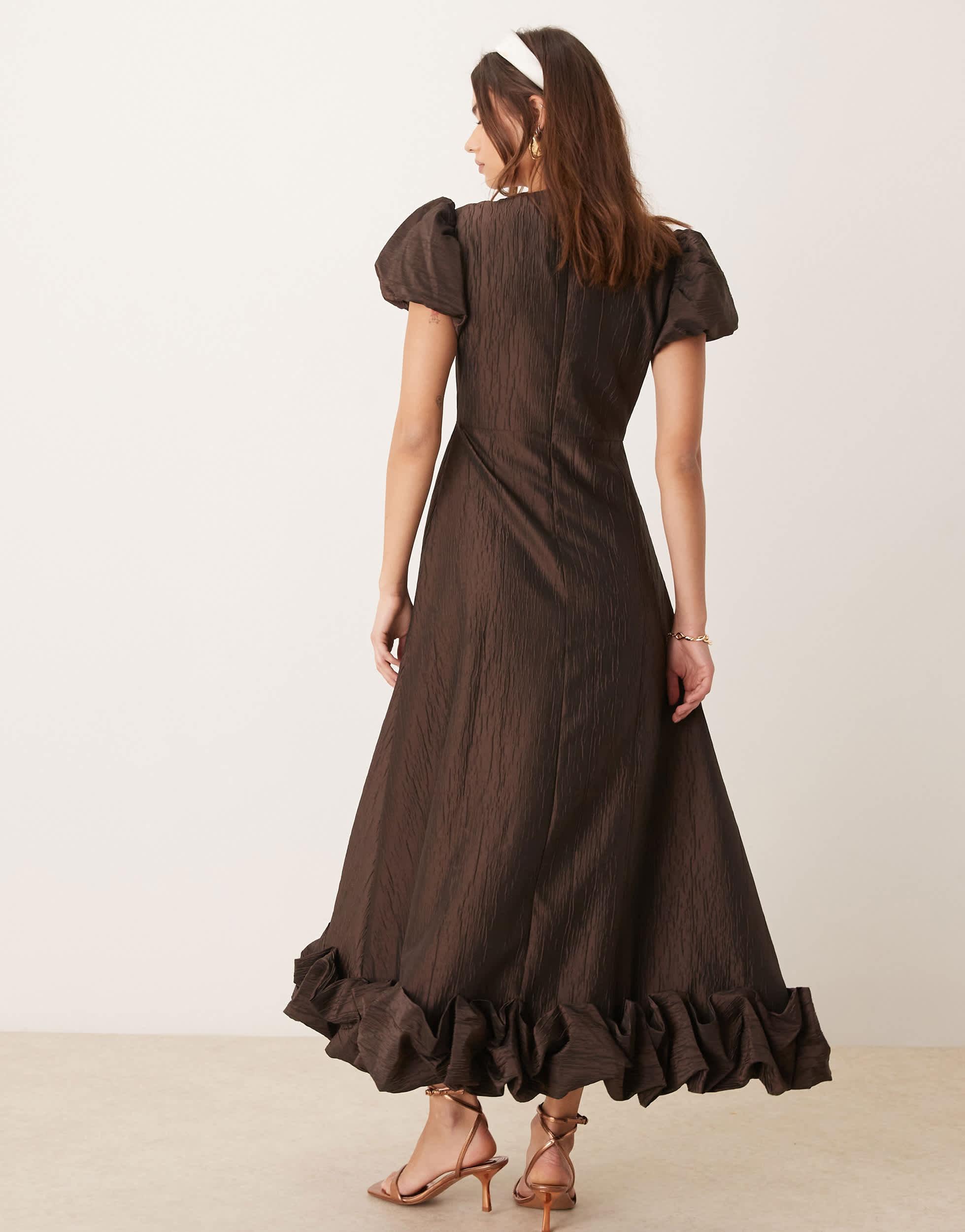 【英国発Sister Jane】Sophia ribbed-knit cloque maxi dress DR2195IVO_2_b3ff6299-8128-43e8