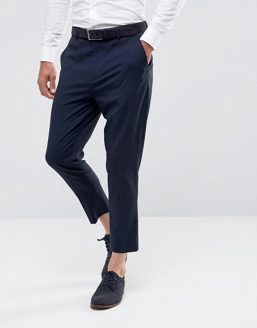 mens smart tapered trousers