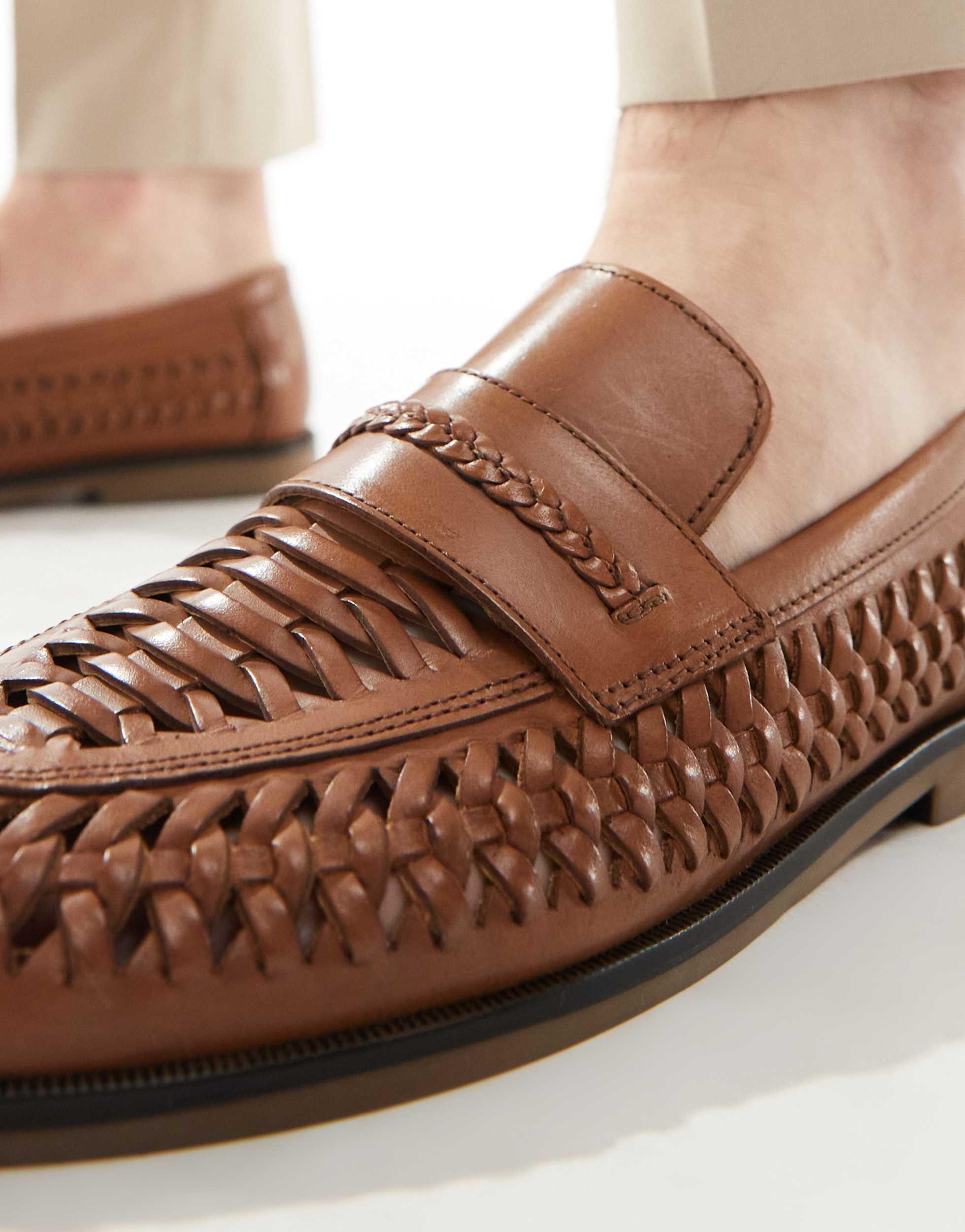 River Island Brown Leather Loafers size 11 Boy | River island | Shoes & boots | Child & baby | Very main image 2