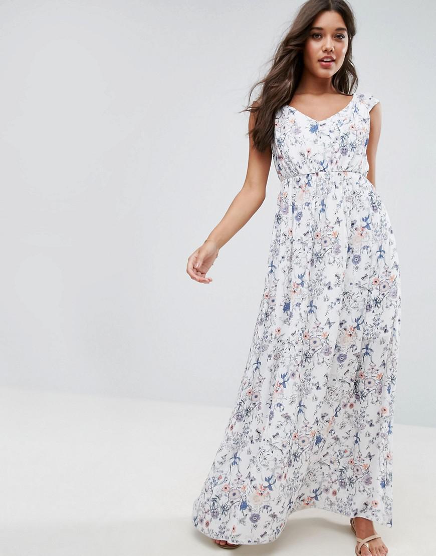 meghan la wrap maxi dress