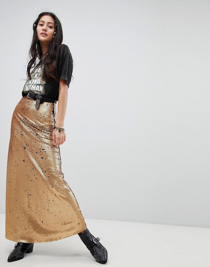festival maxi skirt