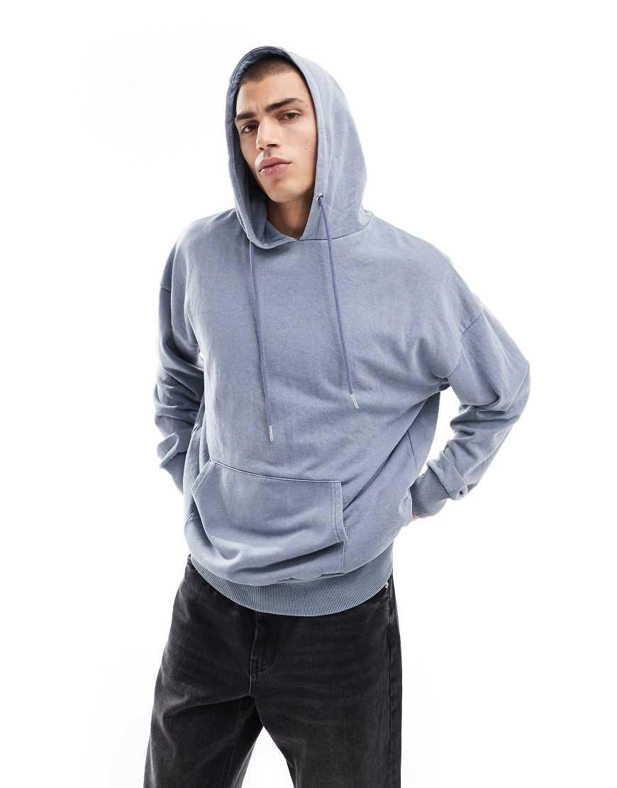 Brave Soul Oversized Hoodie in Blue for Men Lyst UK