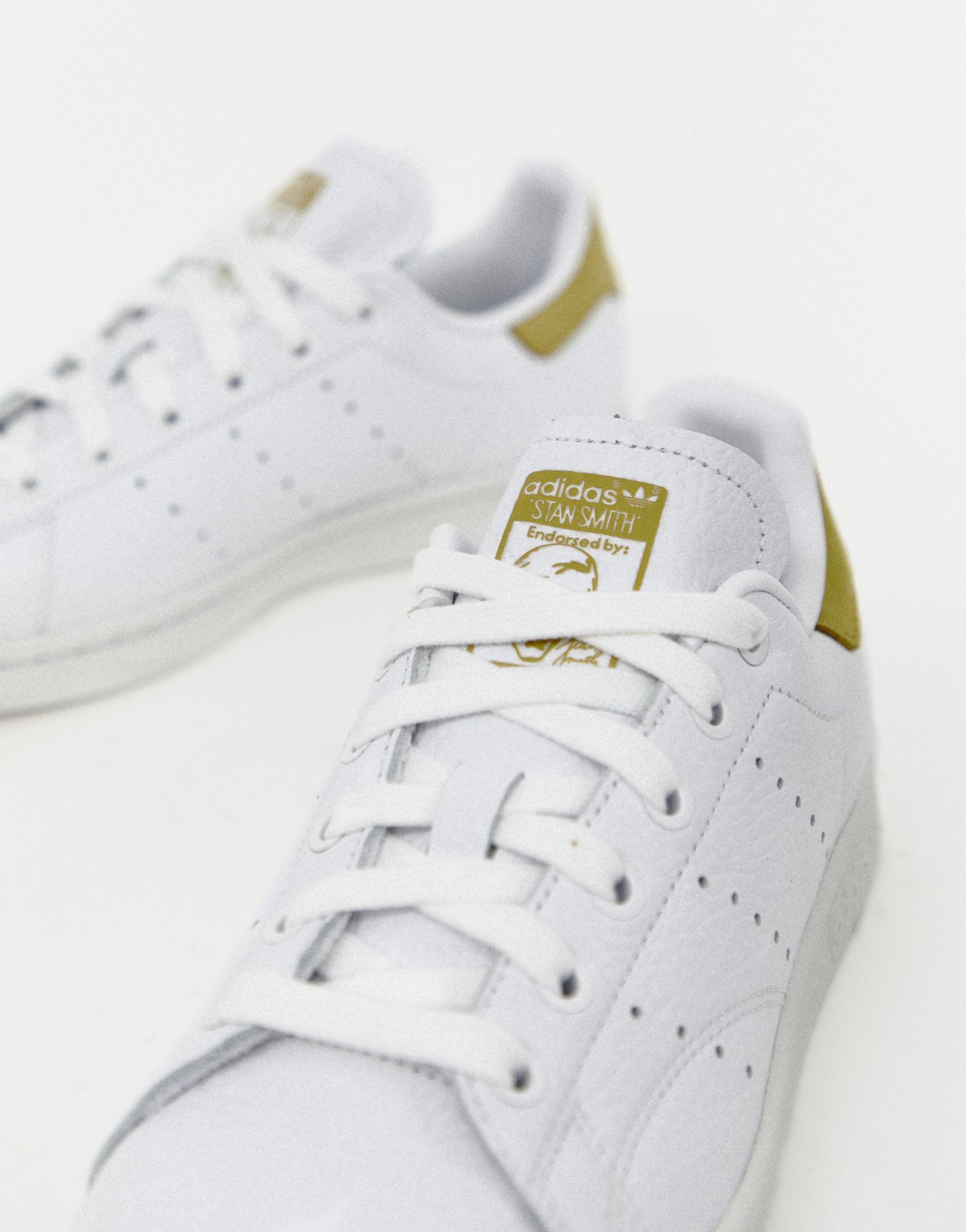 adidas stan smith white yellow