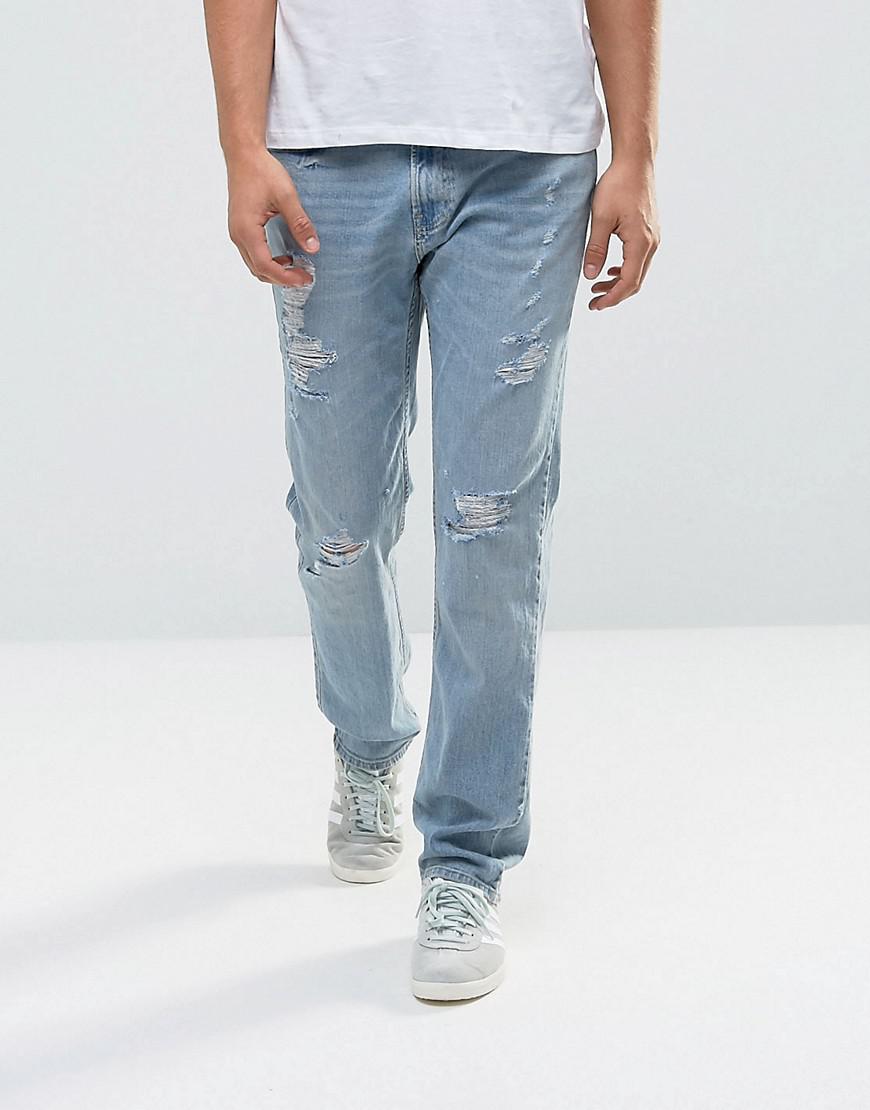 hollister jeans mens slim straight