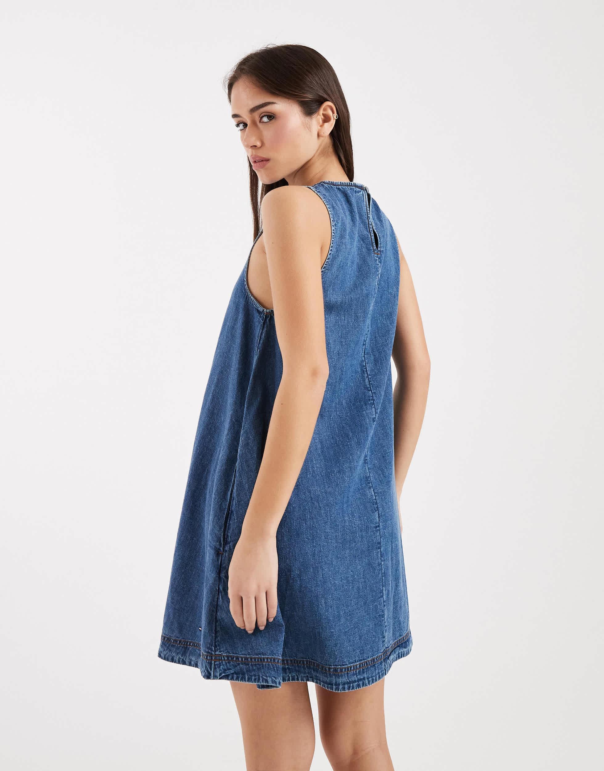 sachin and babi light blue dress Tommy Hilfiger Plus Size 3/4 Sleeve Velvet Burnout Ruffle Hem Shift Dress main image 0
