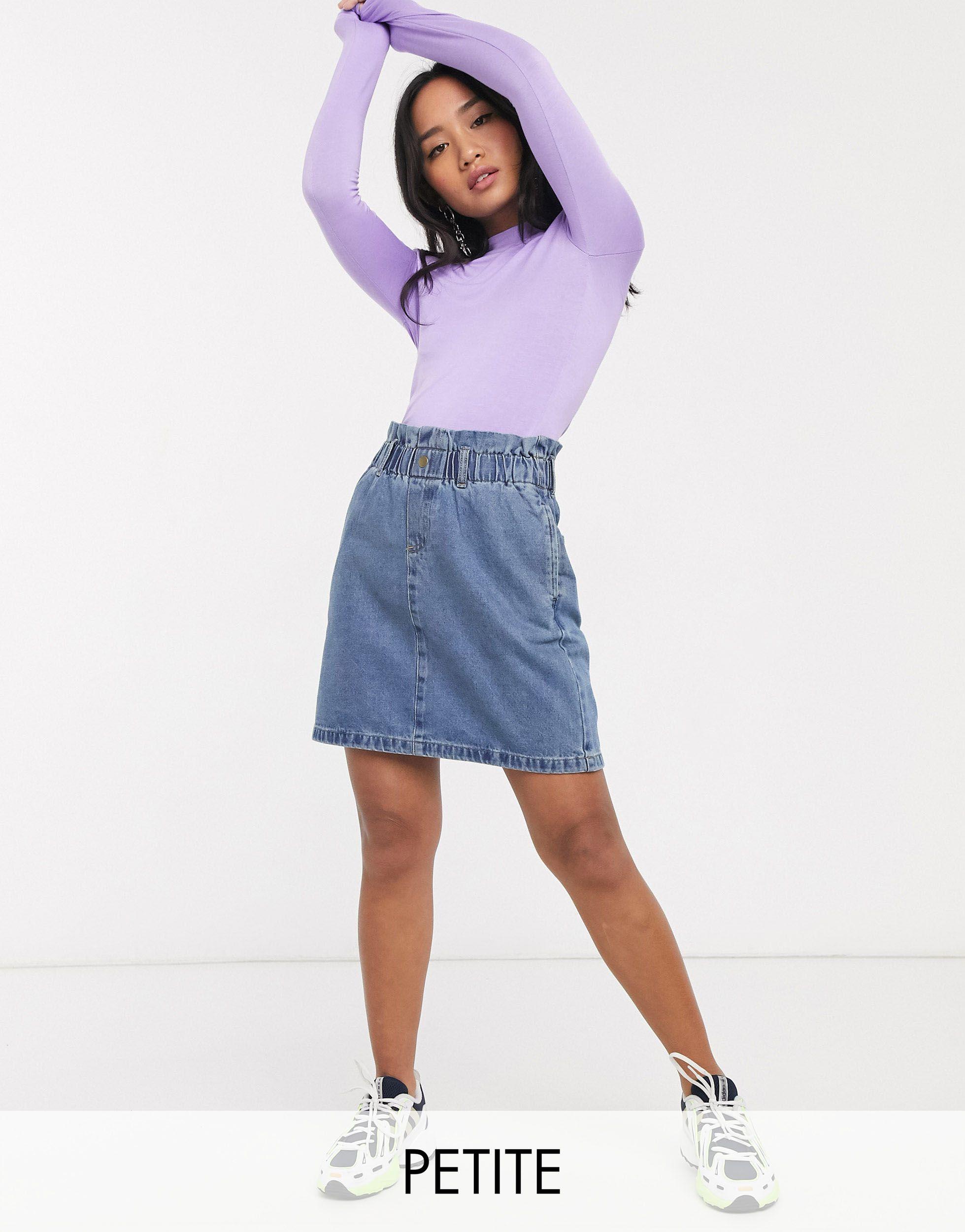 noisy may denim skirt