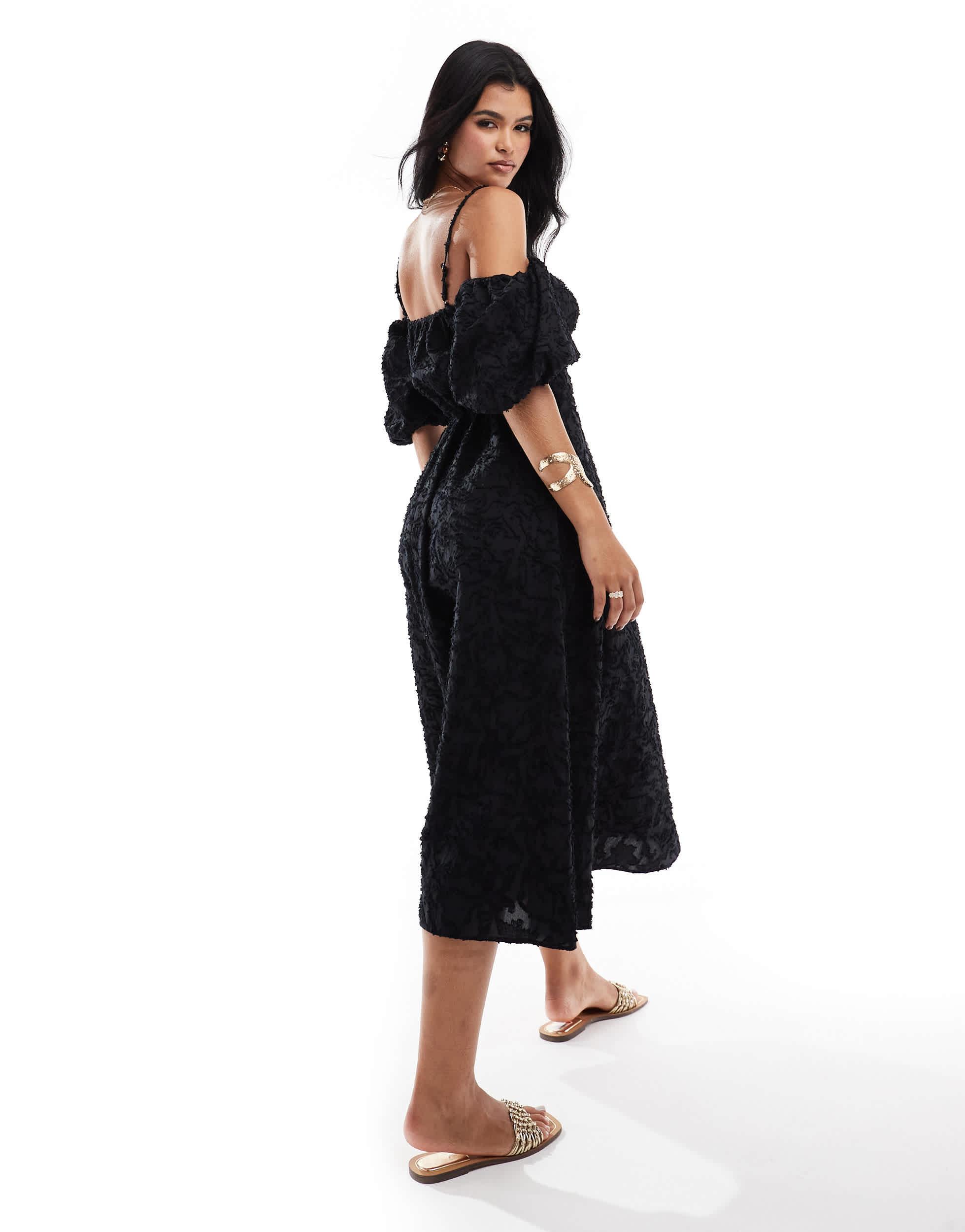 Tracy Island River Island Robe Longue U00e0 Fleurs Avec Manches