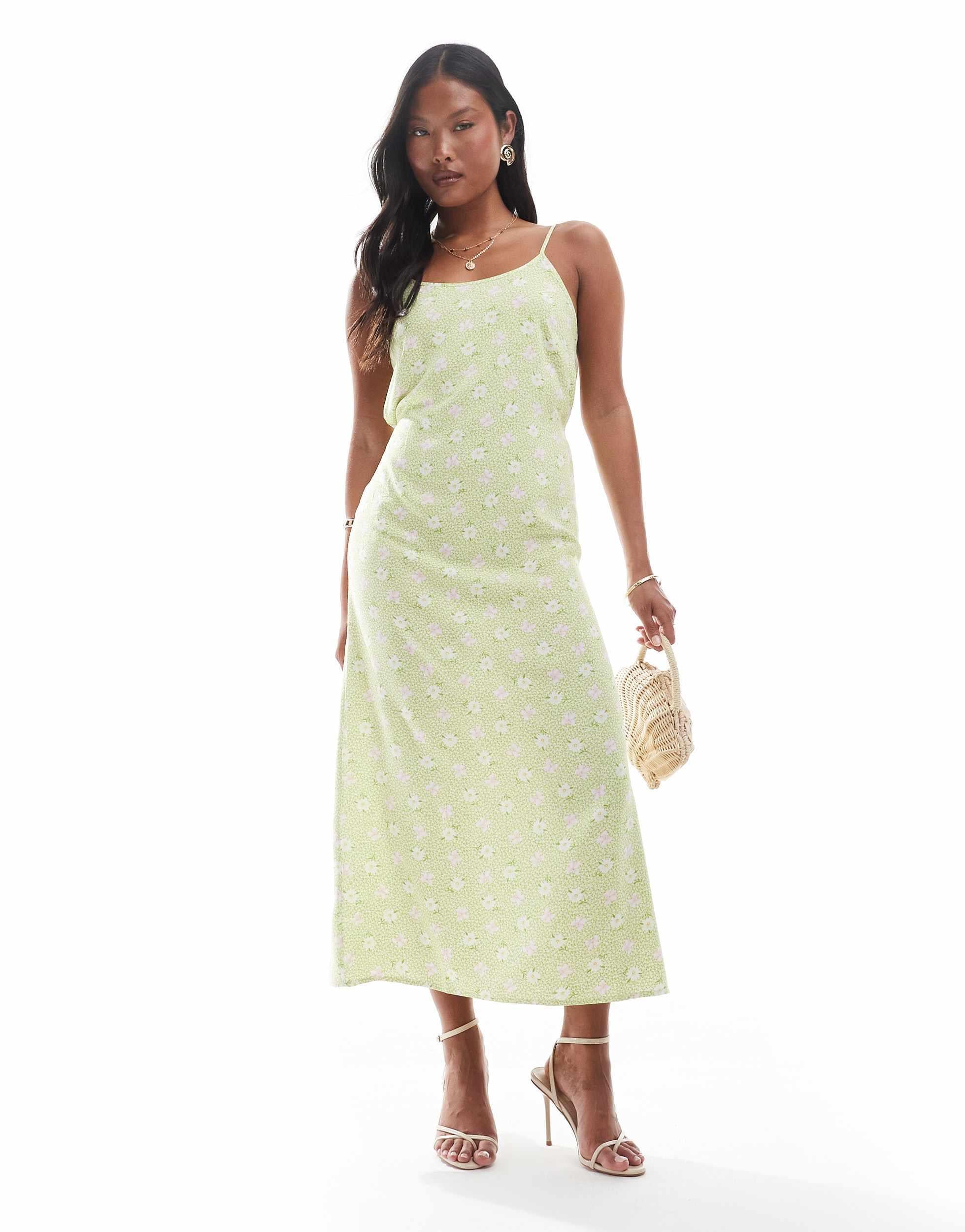 knee length dresses for ladies Miss Selfridge Fitted Knit Lattice Back Maxi Dress In Black