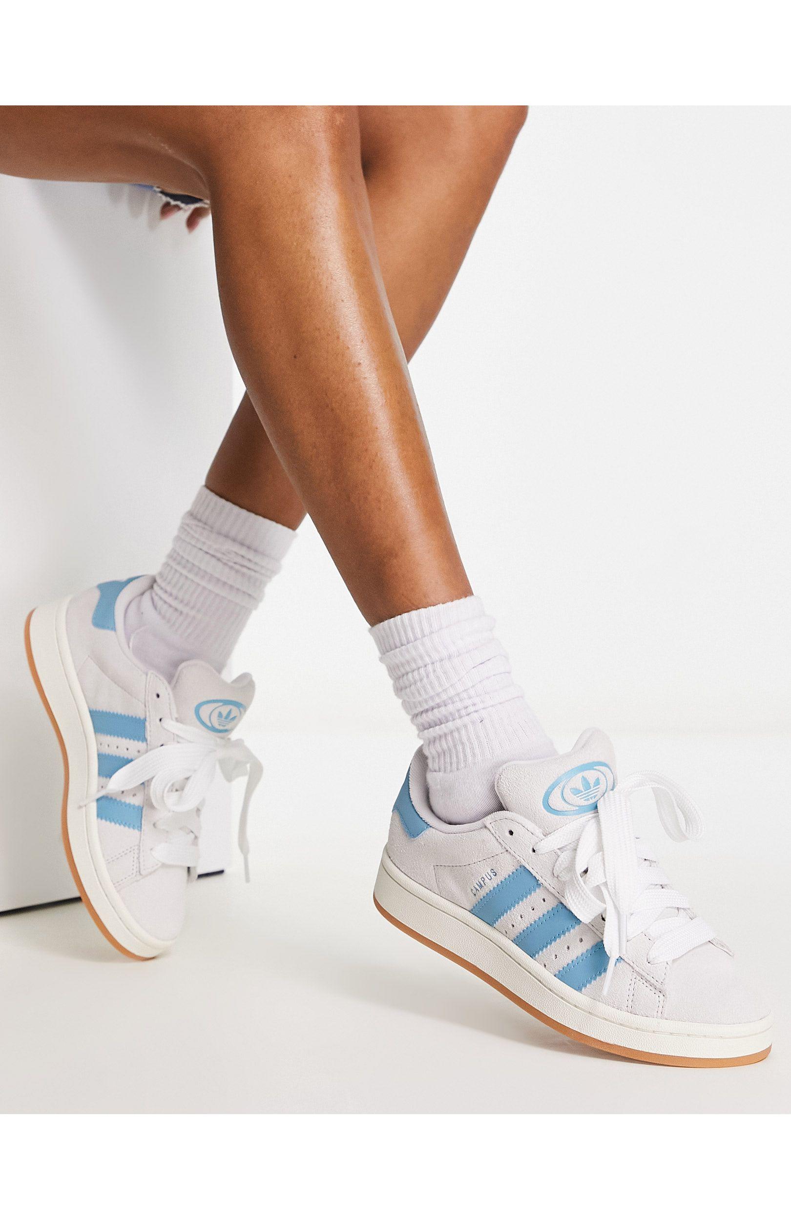 Campus 00s - sneakers bianche e blu con suola di adidas Originals in Bianco  | Lyst