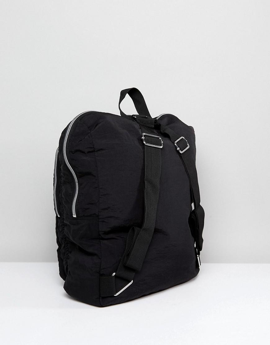 Cheap Monday Denim Zip Backpack Black for Men - Lyst