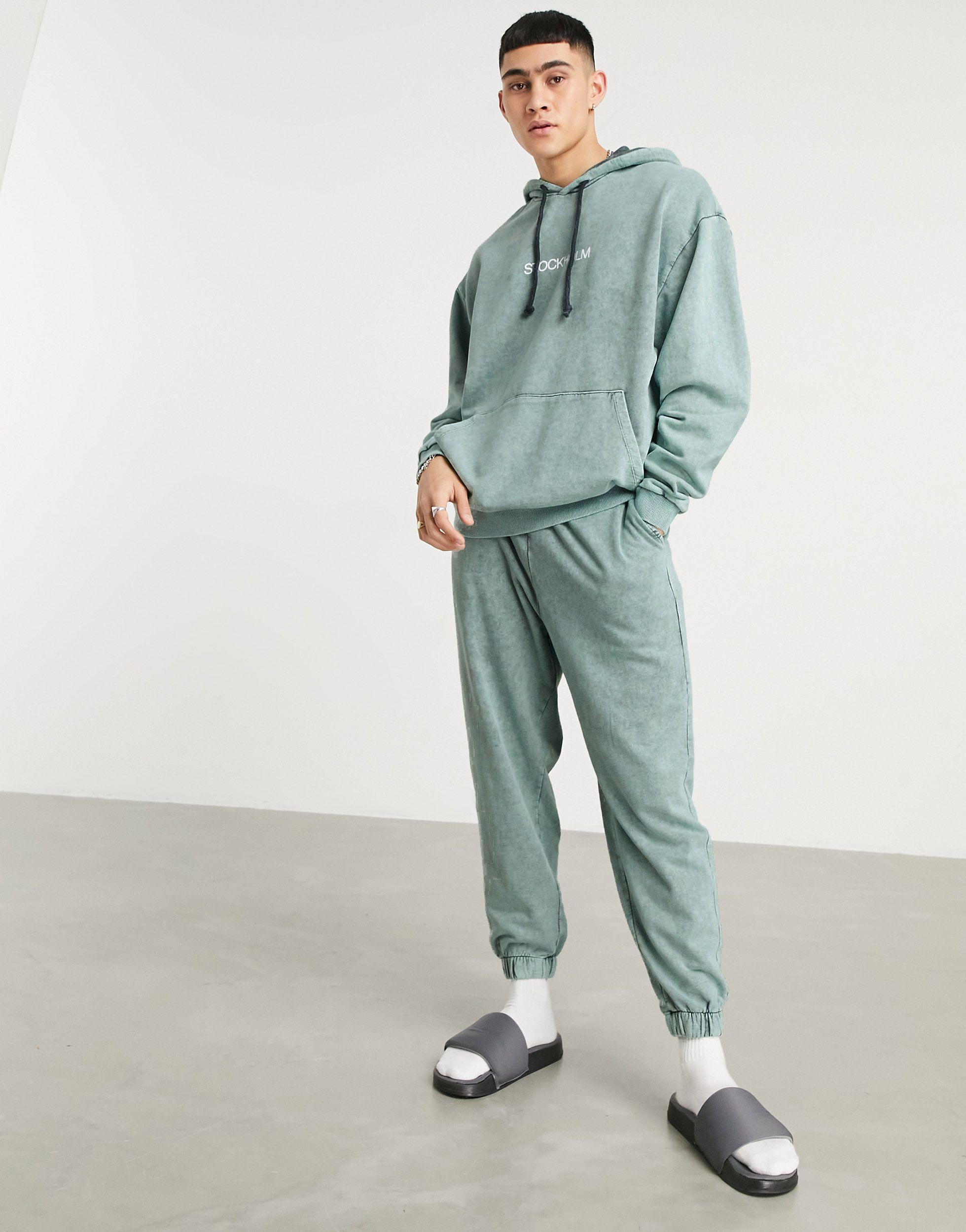 Survêtement oversize avec hoodie - vintage ASOS pour homme en coloris Vert  | Lyst