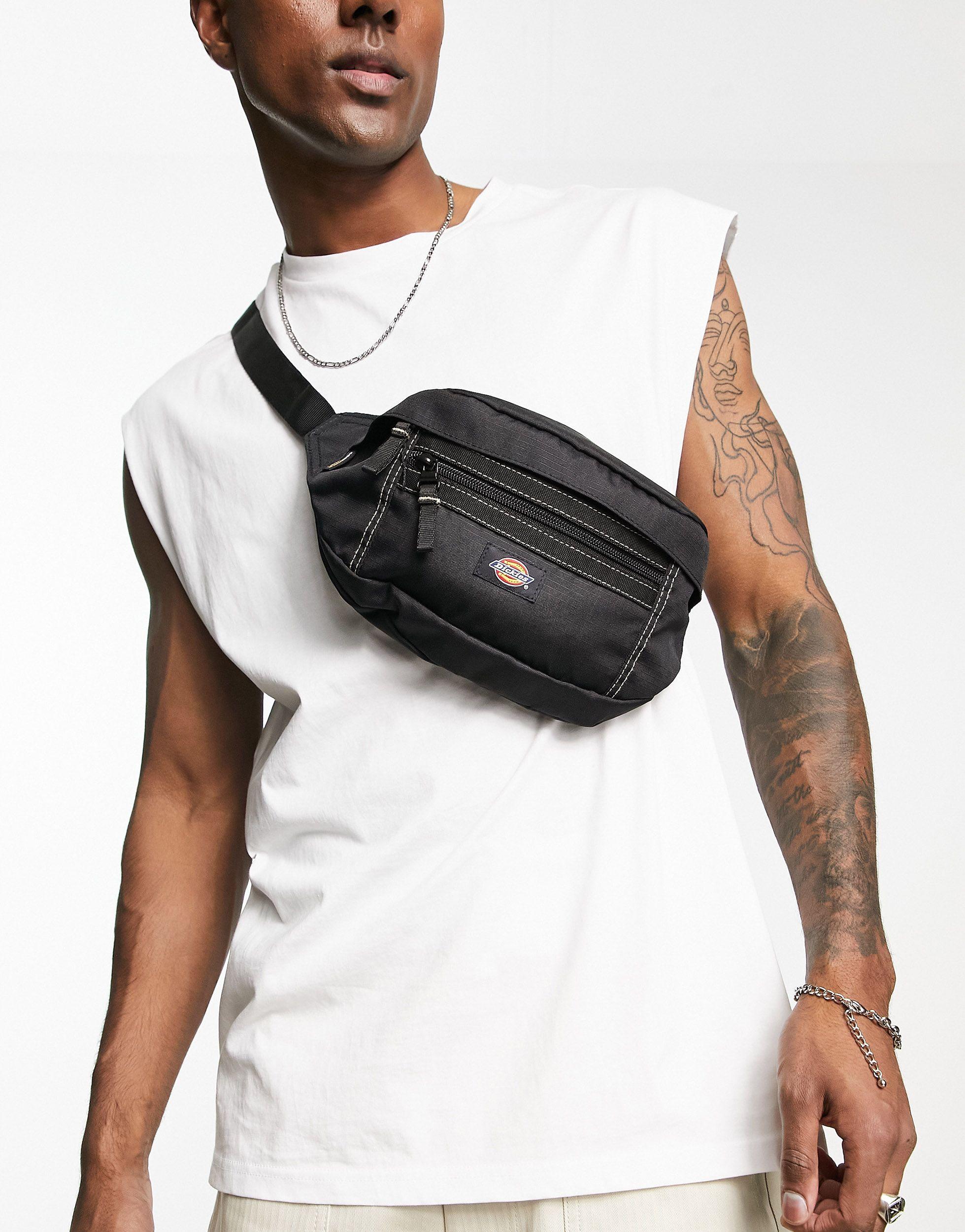 Dickies Ashville Crossbody Bum Bag in White for Men | Lyst