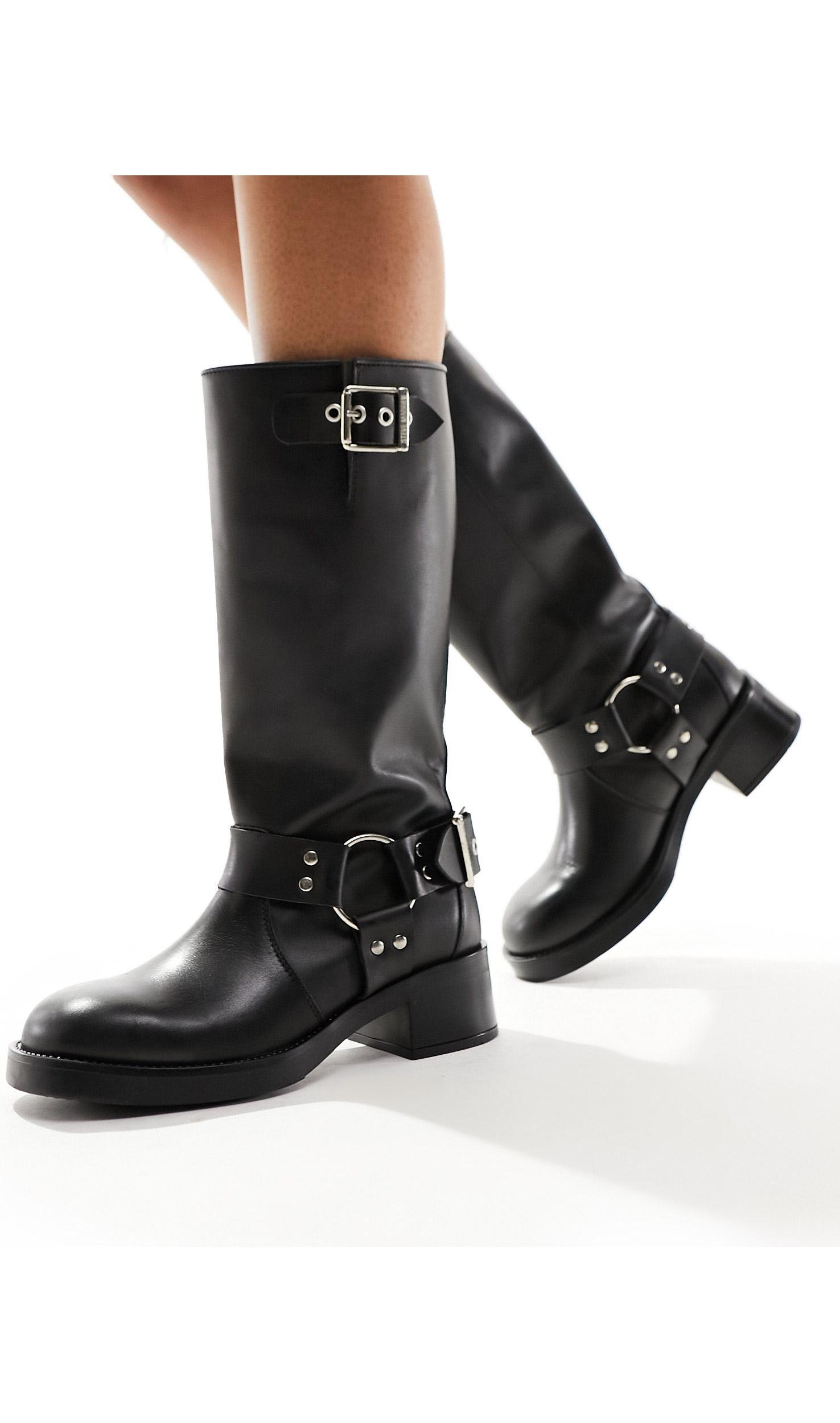 Steve madden harness boots hot sale