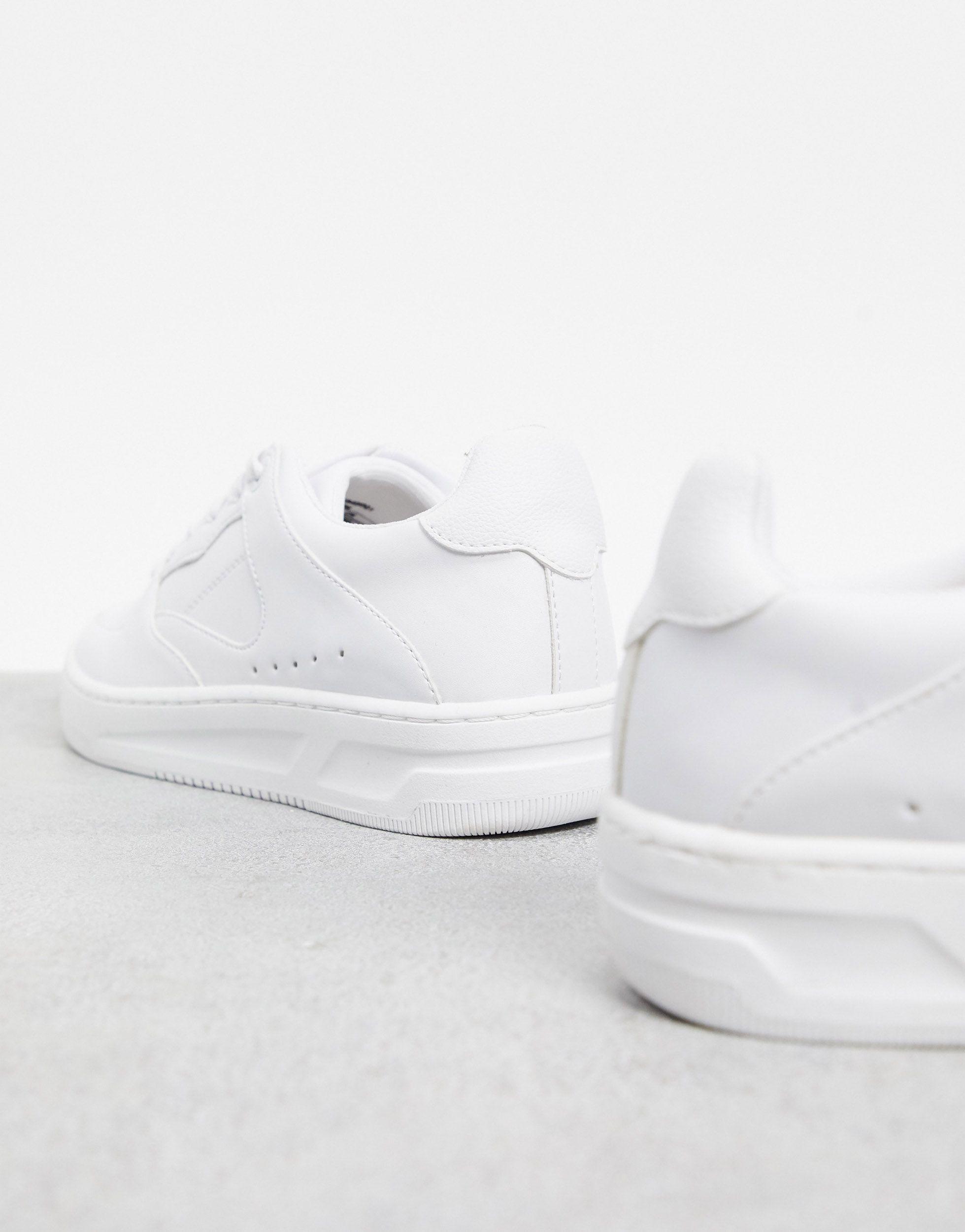 Pull&Bear Retro Sports Sneaker in White - Lyst