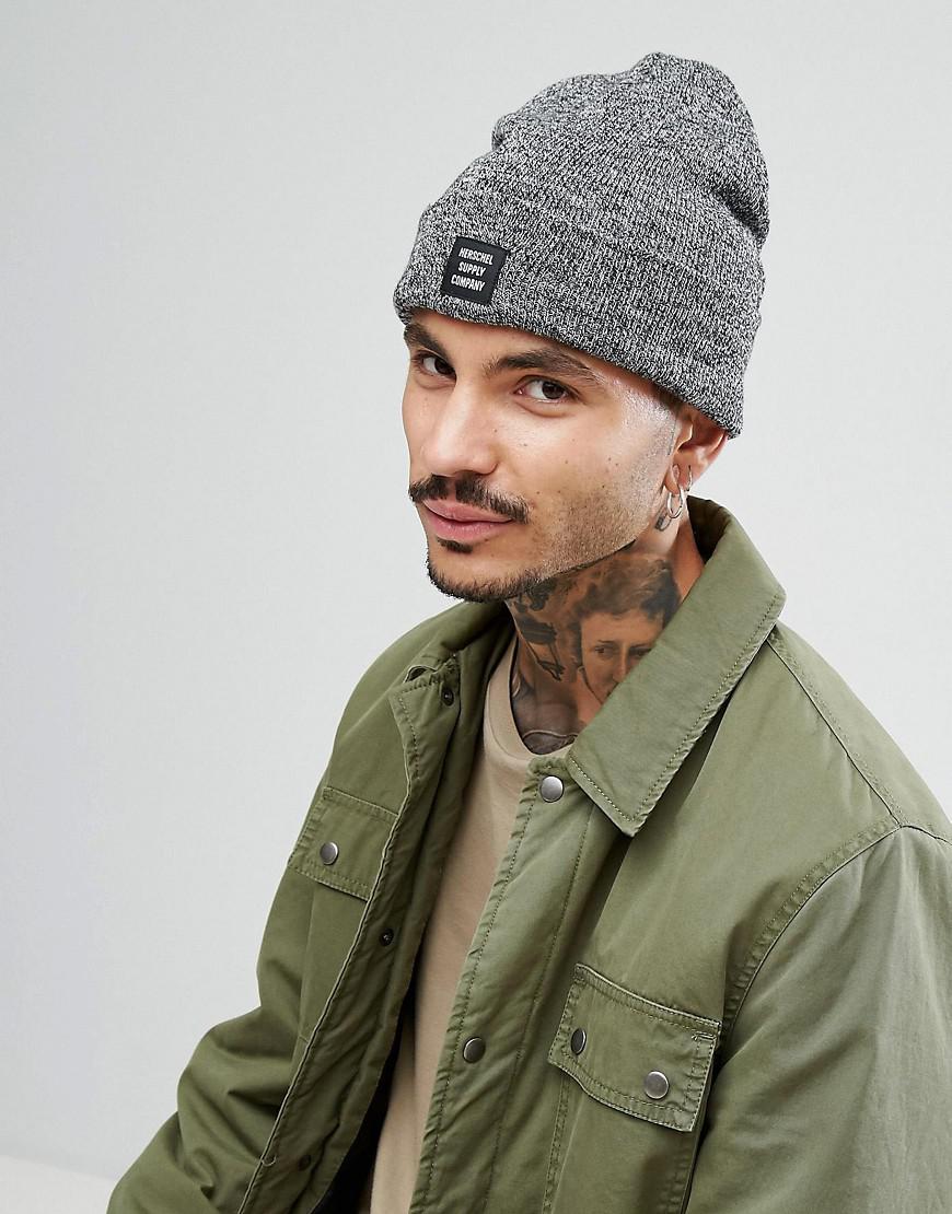 herschel black beanie