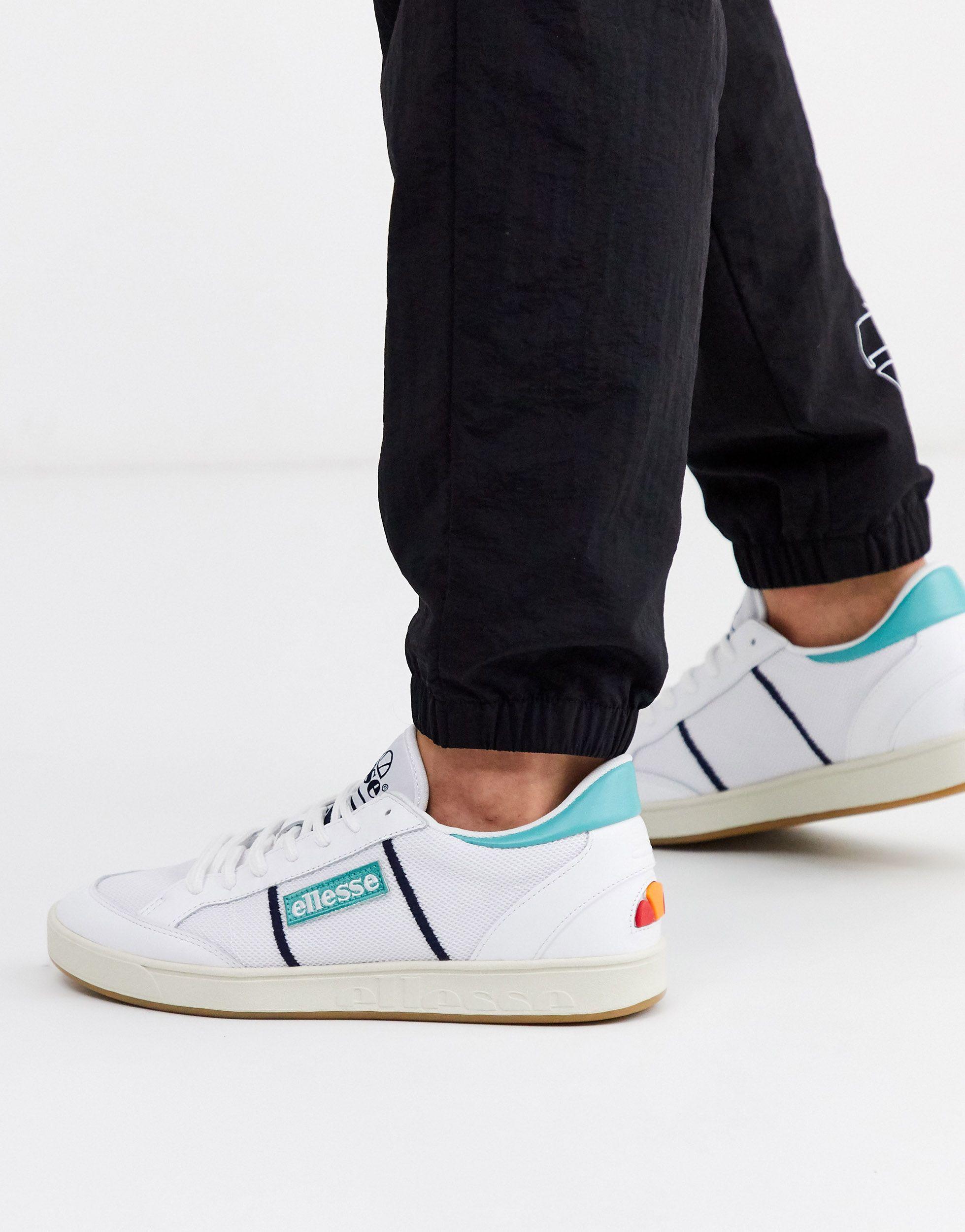 ellesse leather trainers