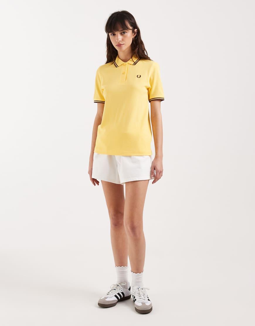 Fred Perry - B721 - Baskets en cuir et toile - Noir | ASOS
