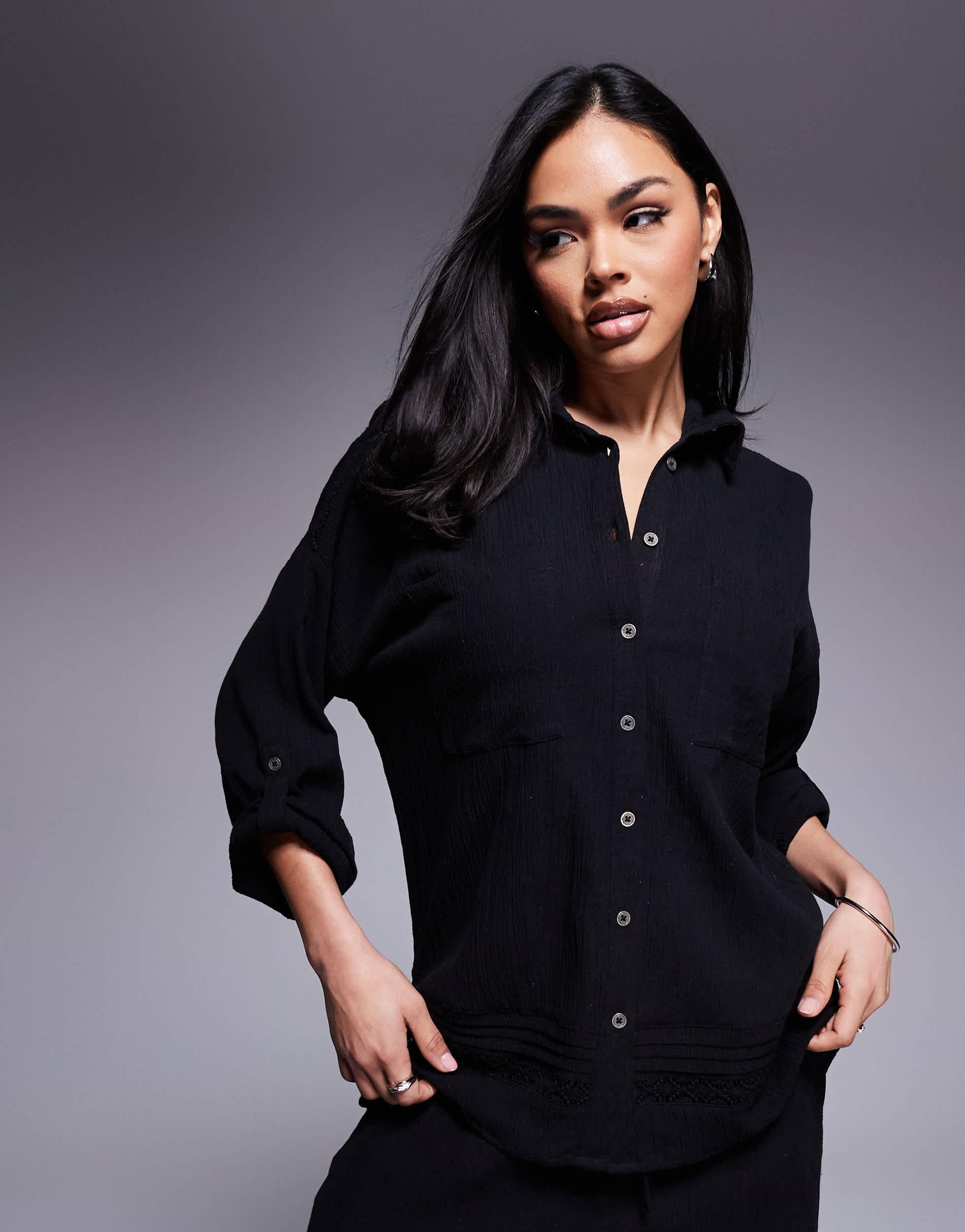 Chemise Poignet Mousquetaire Chemise Col Mao Chemise Mousquetaire