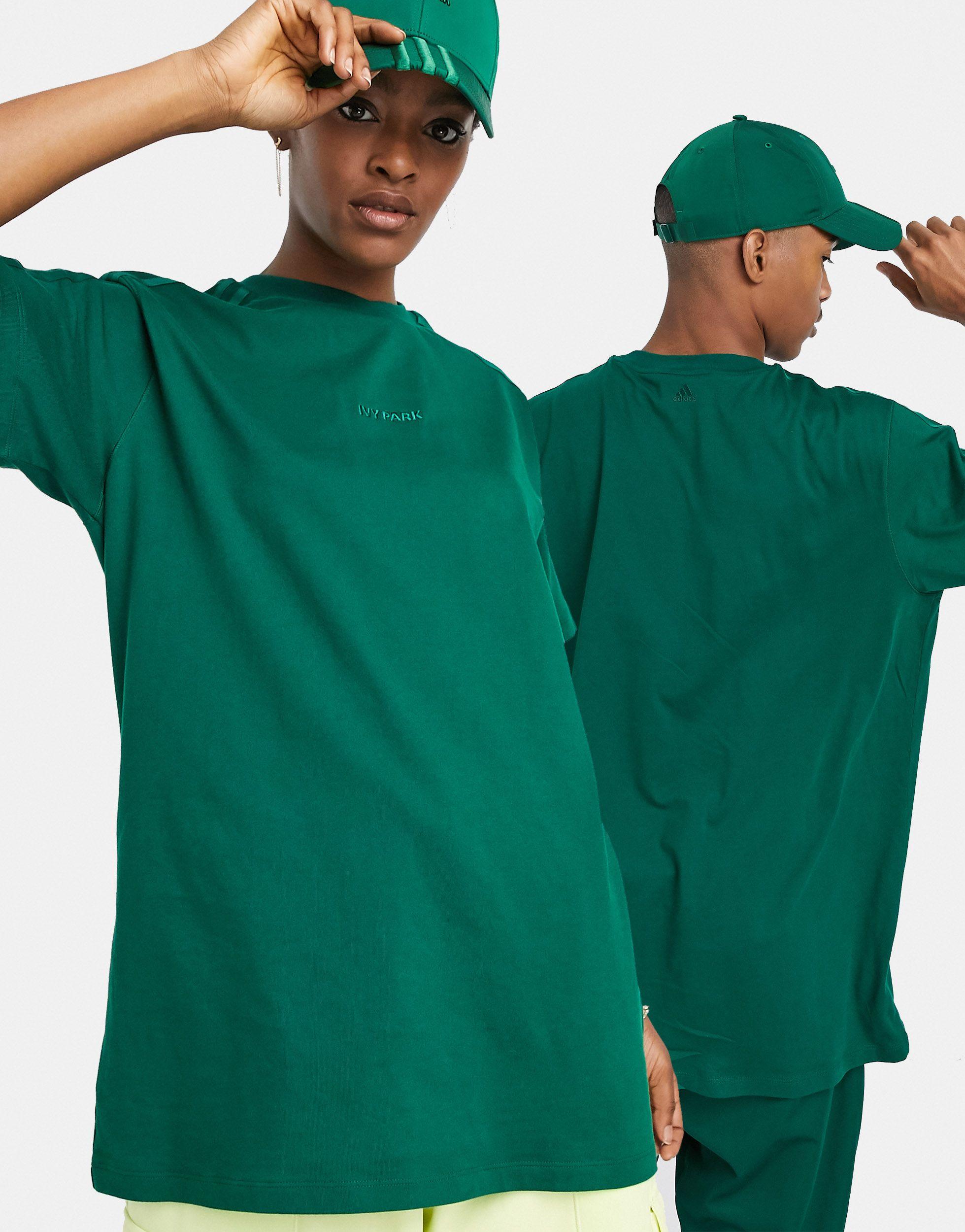 tone Håbefuld Afslut Ivy Park Adidas X T-shirt in Green | Lyst