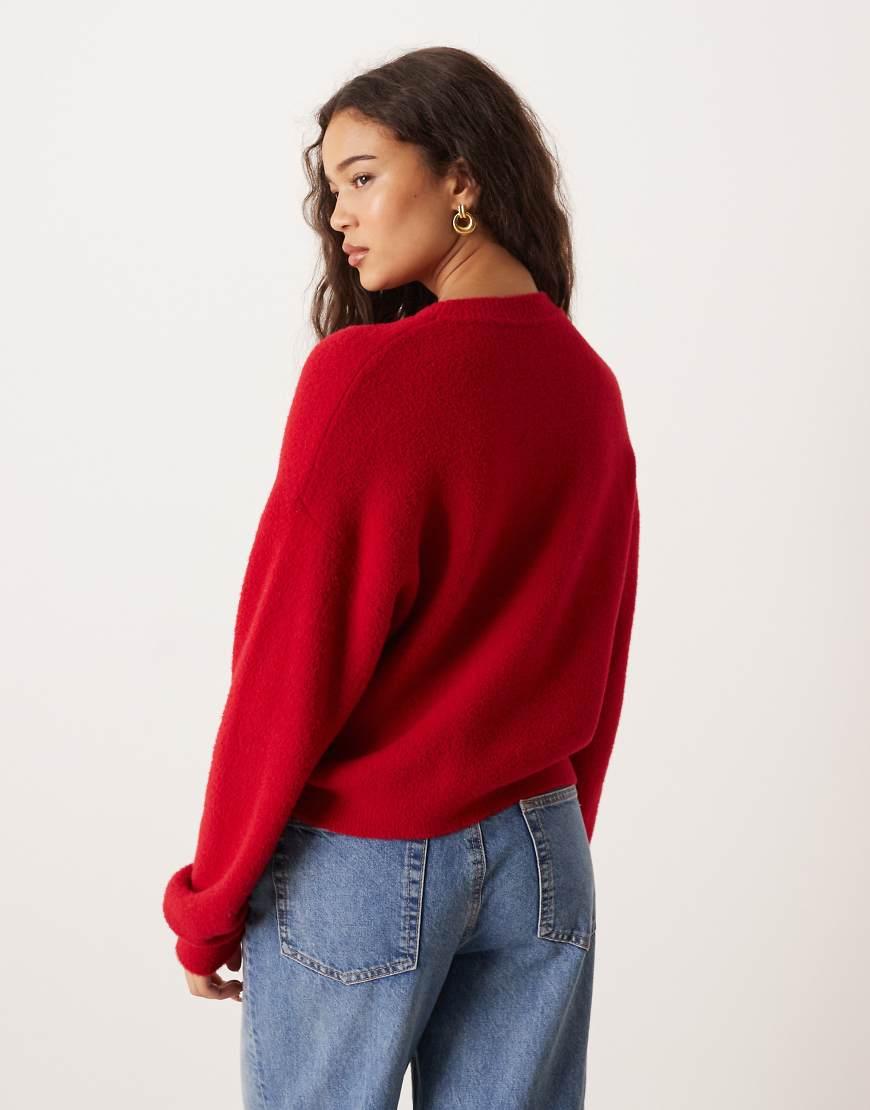 Maglieria Rosso Mango da donna Lyst