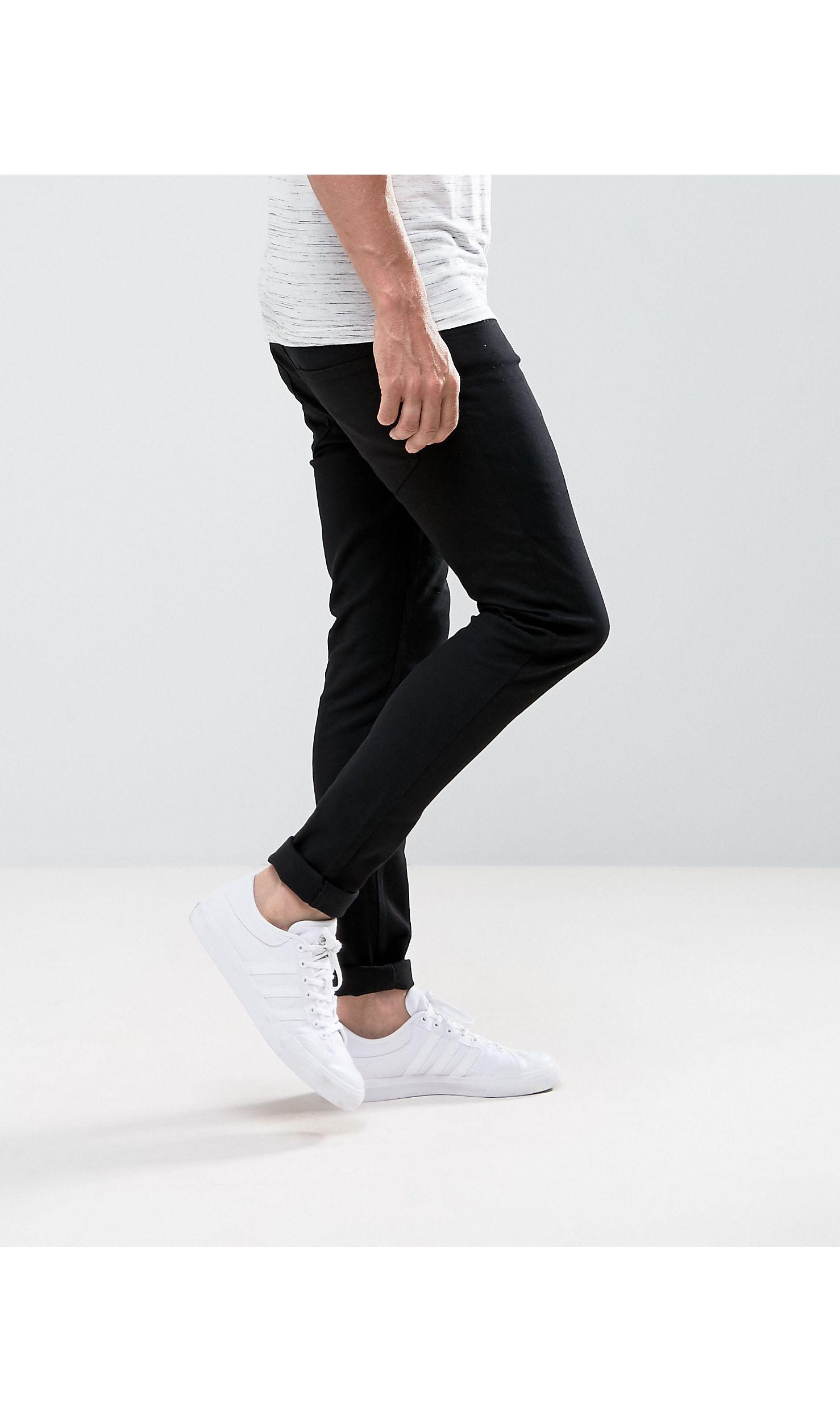 French Connection Denim Super Skinny Jeans in Black for Men - Lyst