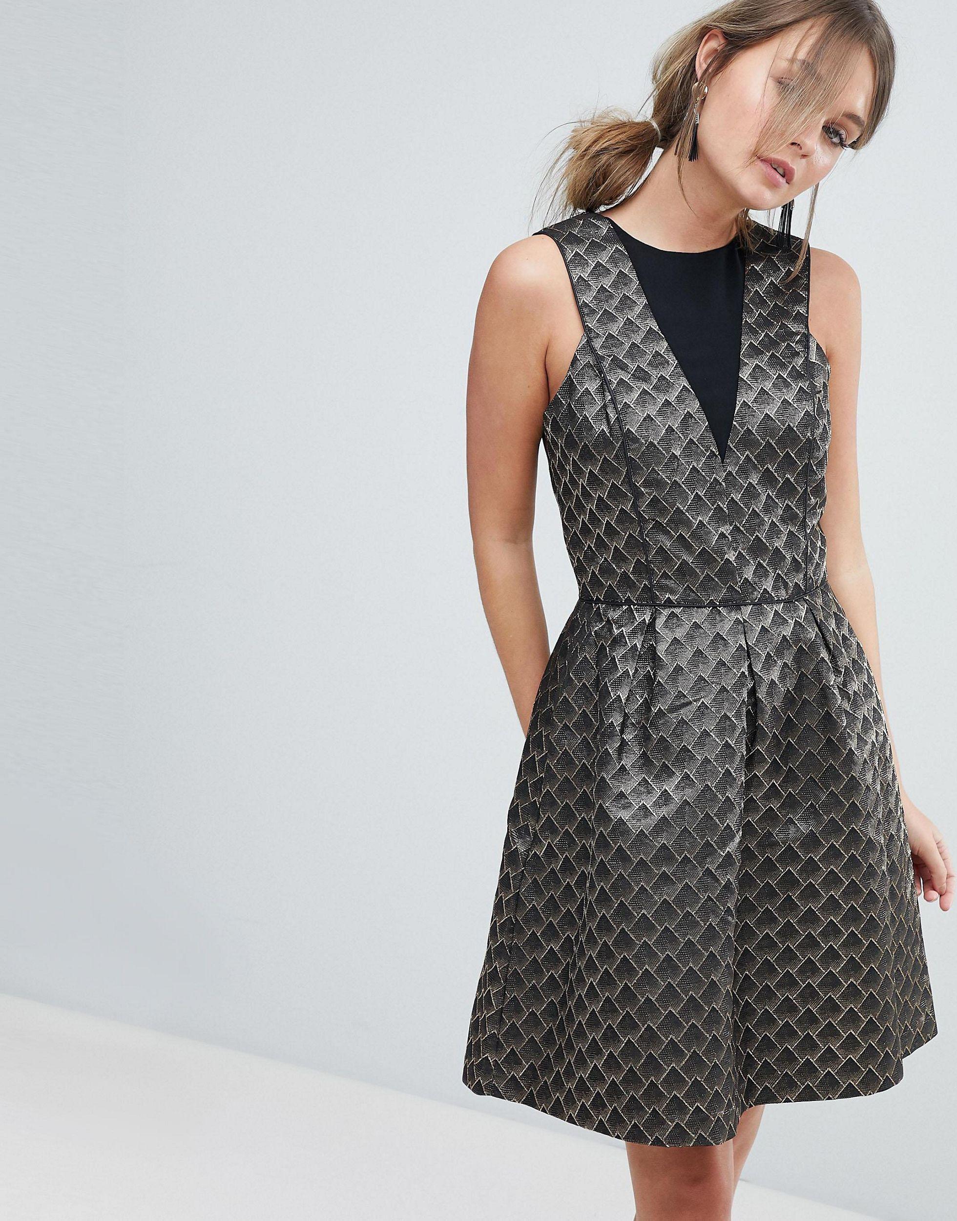 robe patineuse jacquard