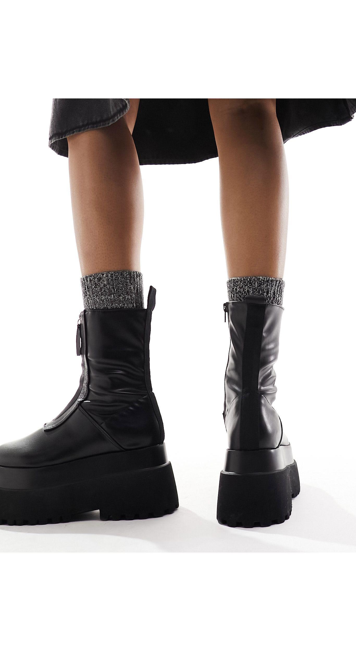 Flat front boots cheap