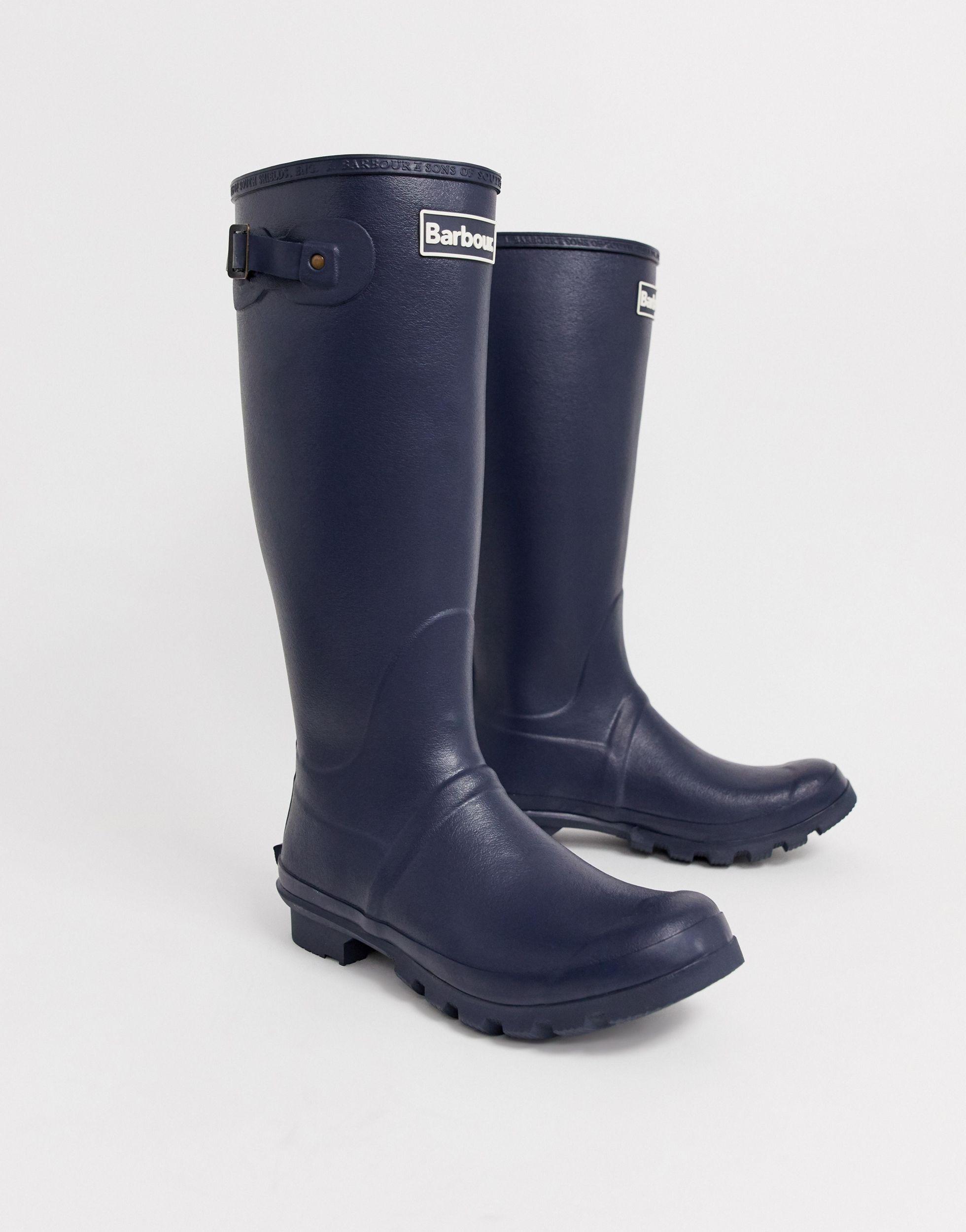 barbour blue boots