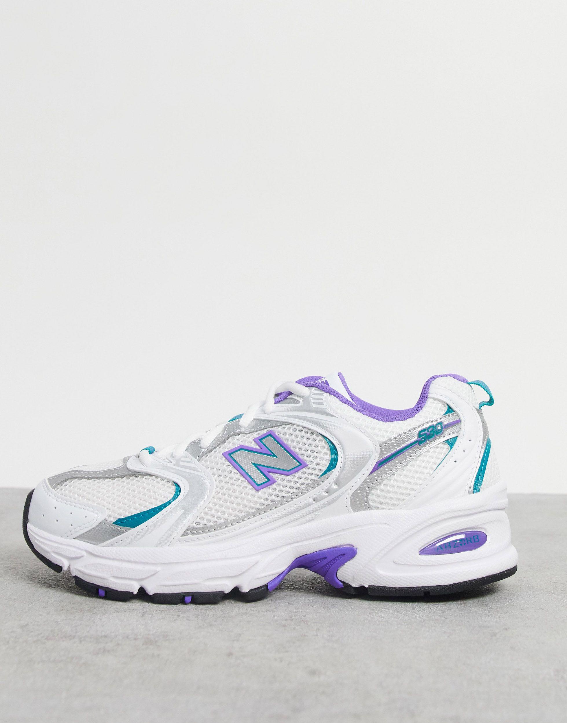 New Balance 530 Mesh Trainers in White 