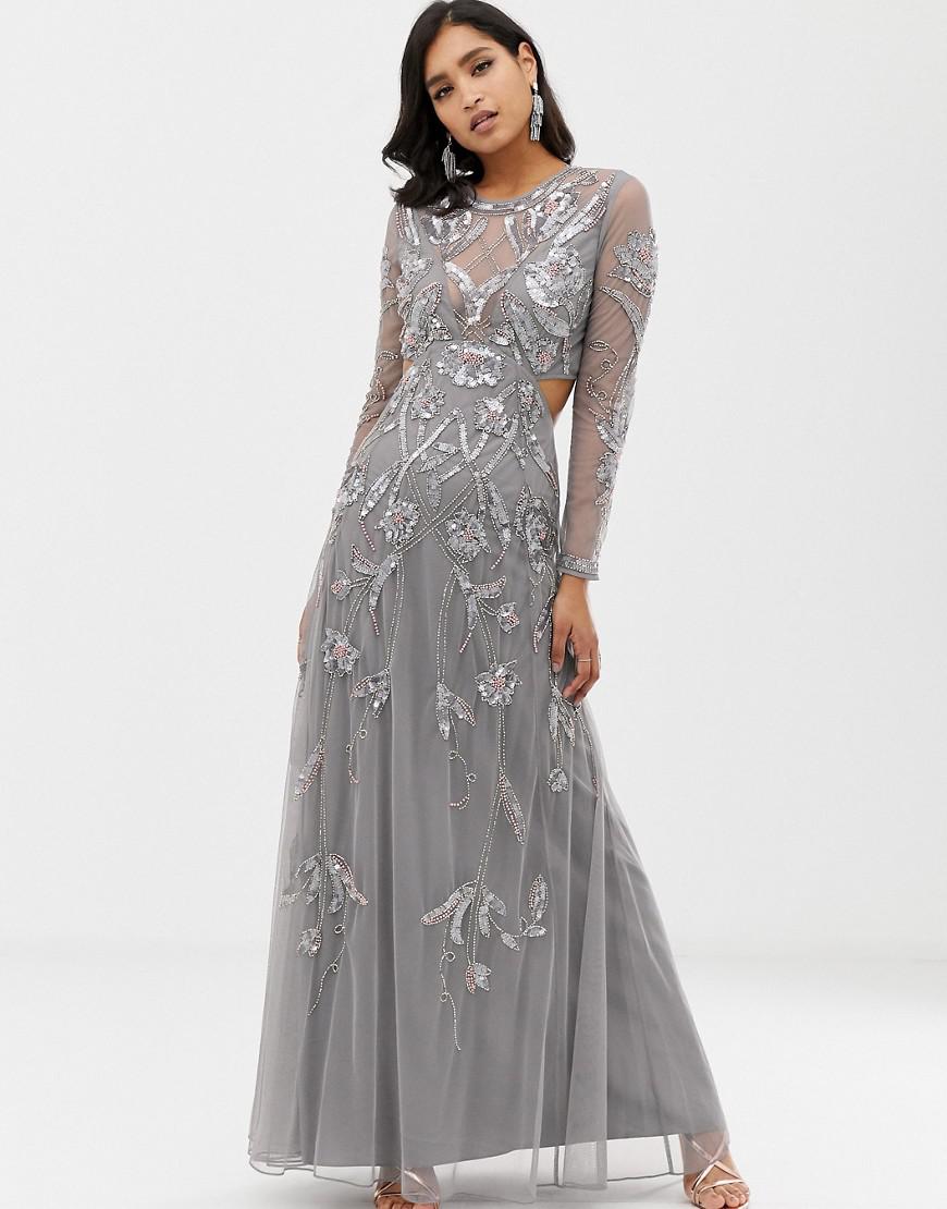 asos embellished maxi dress