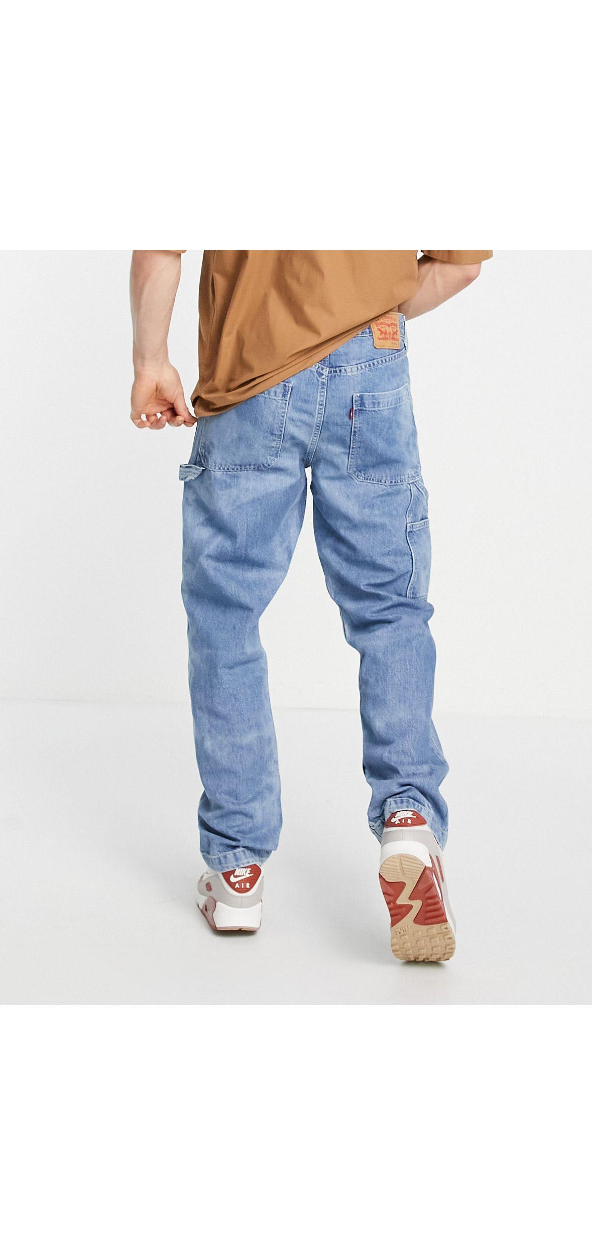 Levi's Tapered Fit Carpenter Jeans in Blue for Men | Lyst