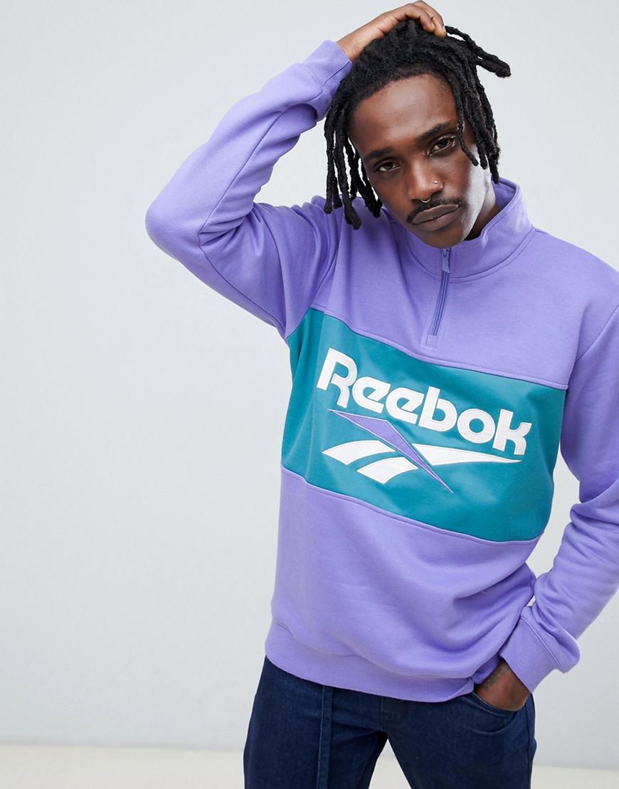reebok purple sweatshirt