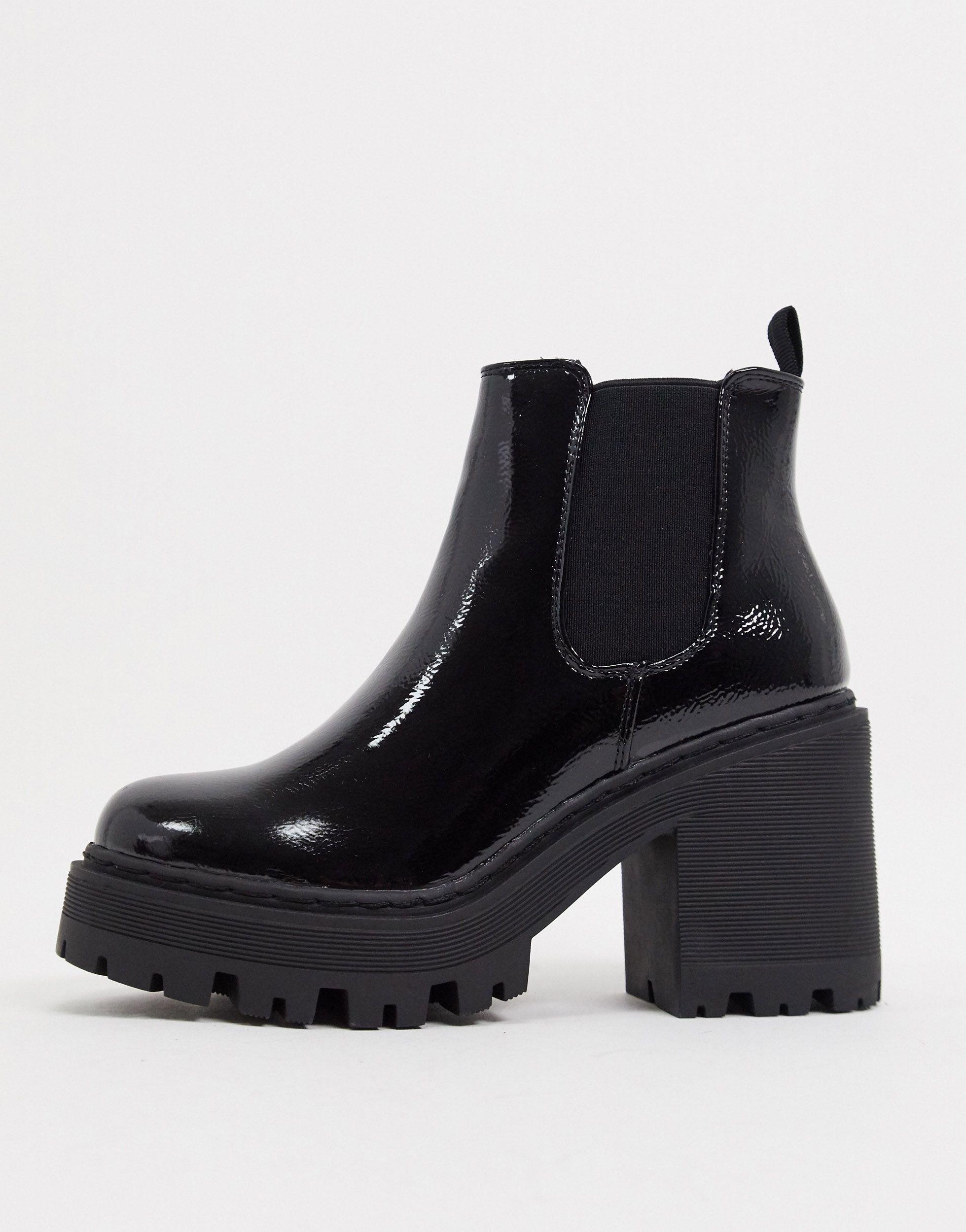 Botines Chelsea negros Missguided de color Negro - Lyst